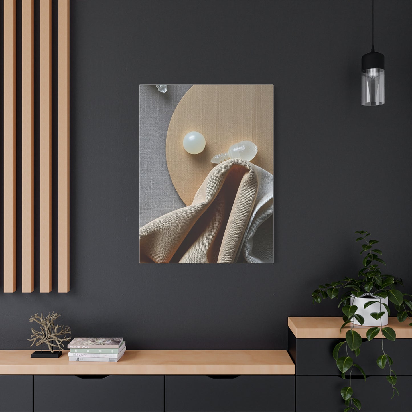 Supreme Taupe, Linen, and Gray Art Collection Wall Art & Canvas Print