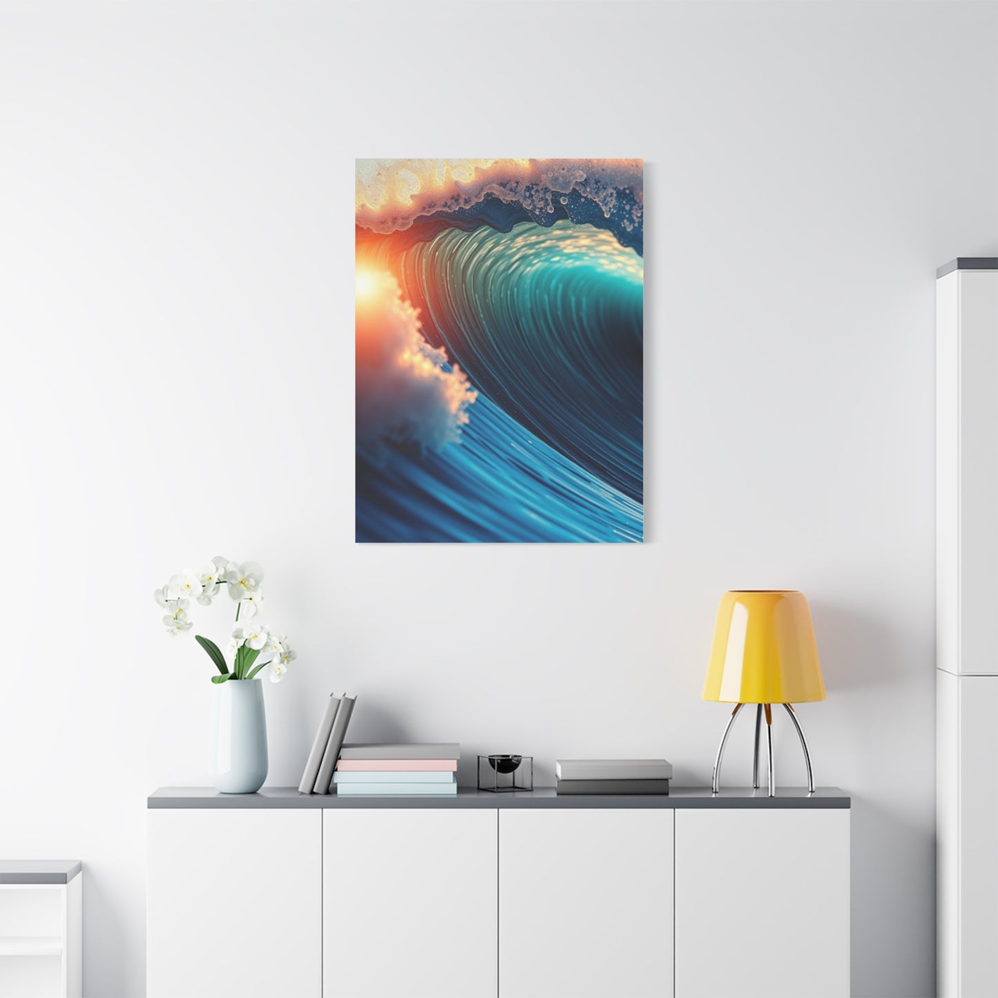 Cerulean Dreamscape Art Wall Art & Canvas Print