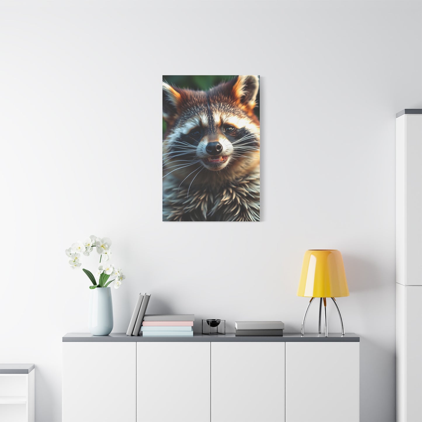 Masterpiece Raccoon Art Vision Wall Art & Canvas Print