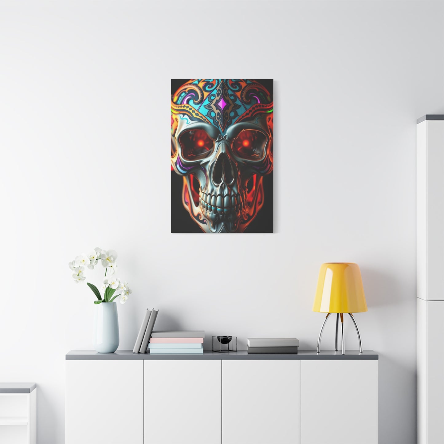 Hypnotic Bone Reverberation Wall Art & Canvas Print
