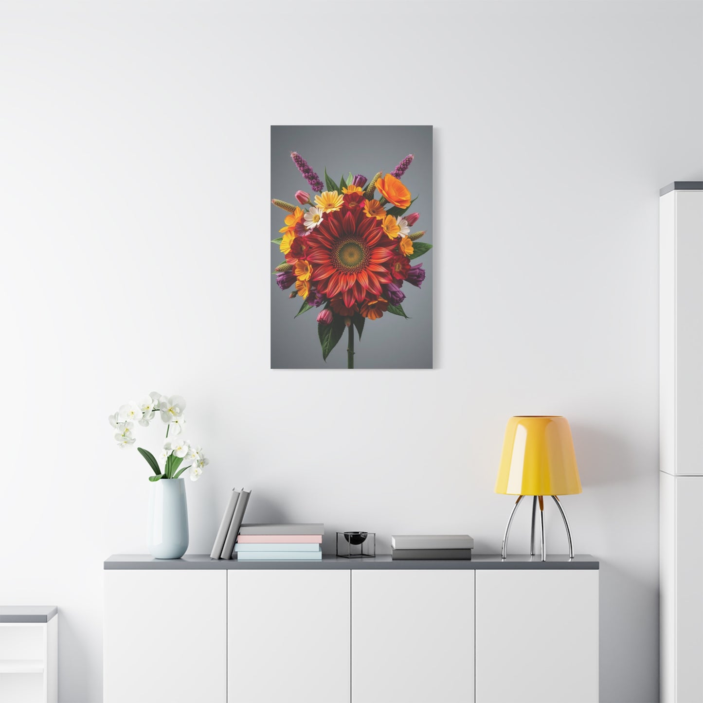 Luxe Flora Effigy Wall Art & Canvas Print