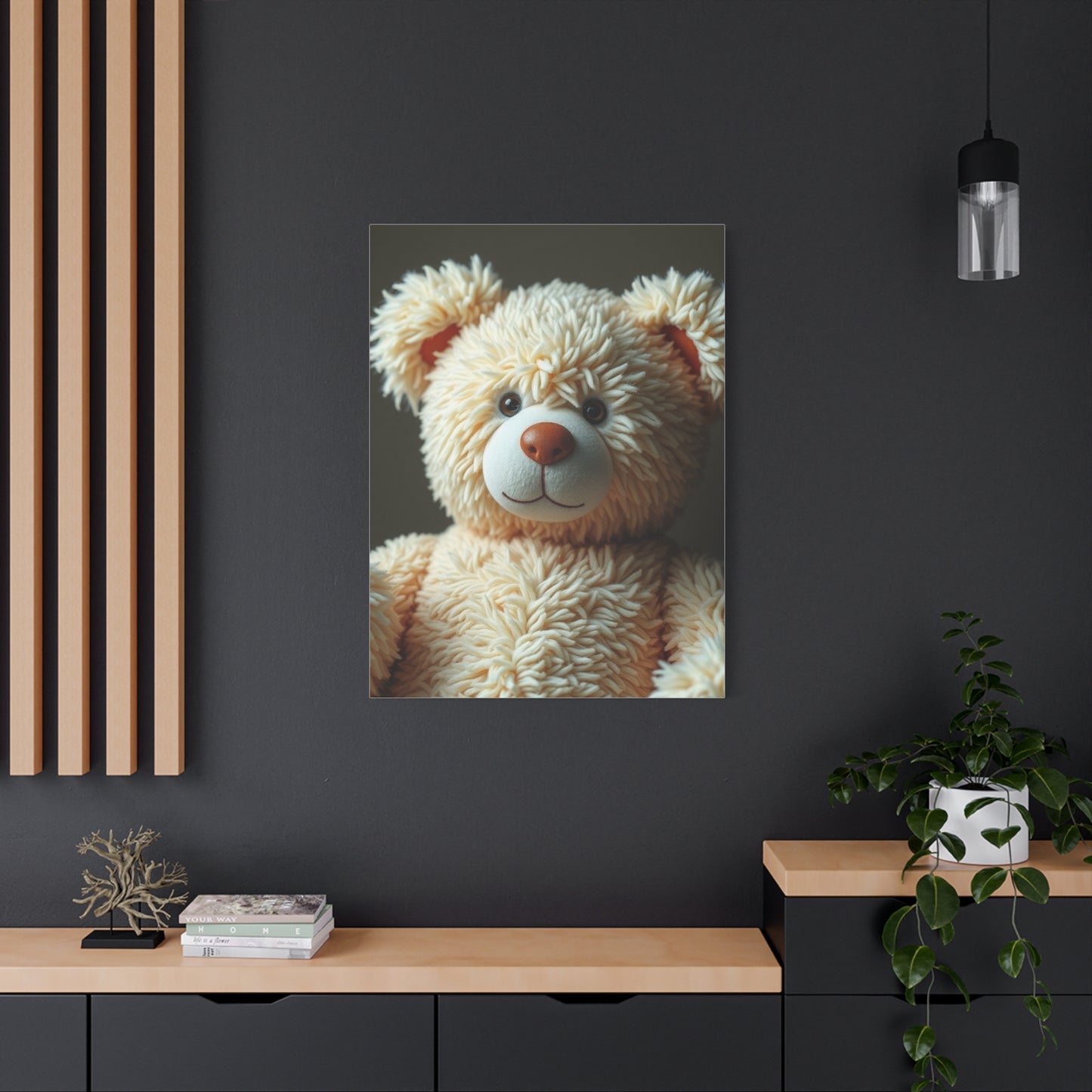 Refined Teddy Tableau Wall Art & Canvas Print