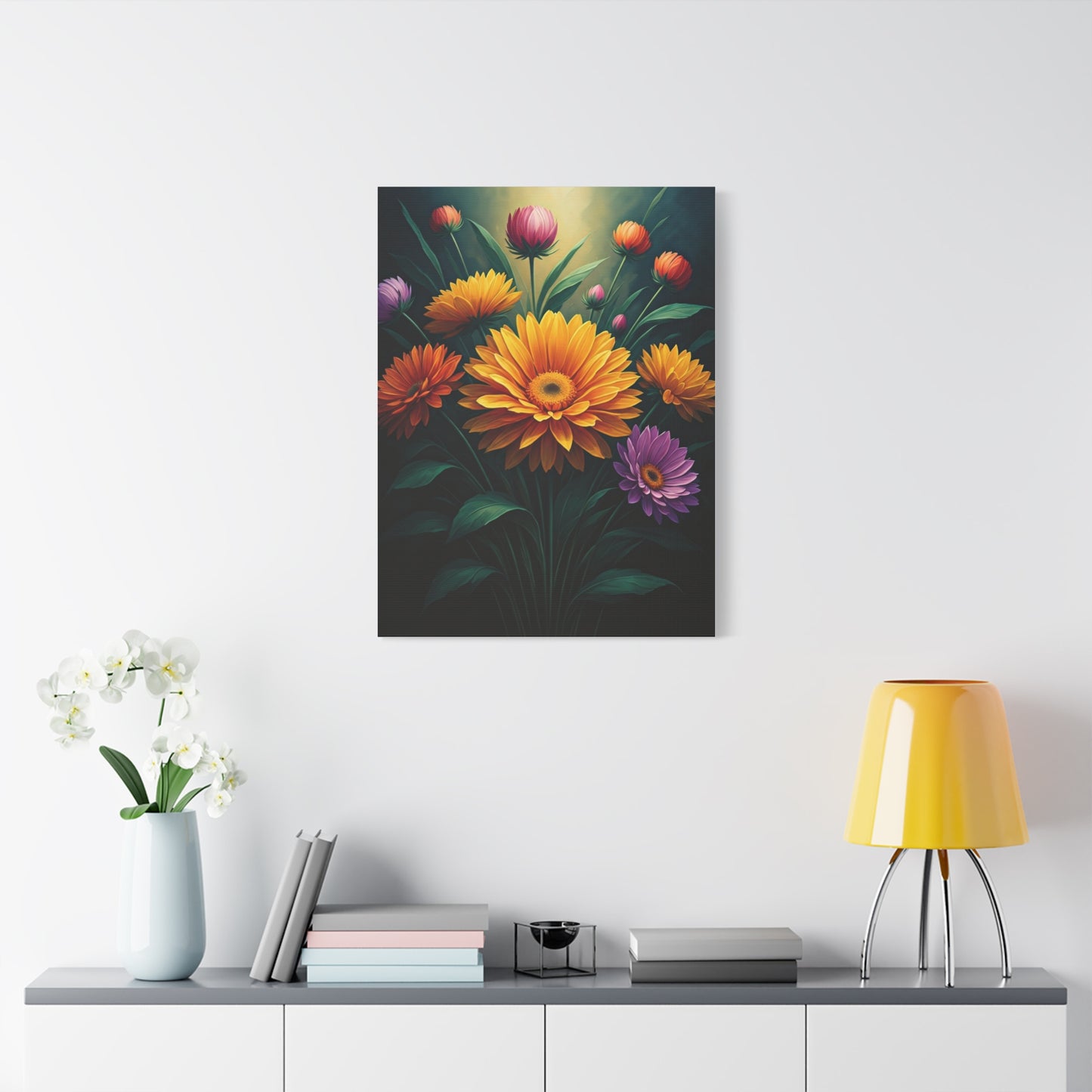 Golden Garden Radiance Wall Art & Canvas Print