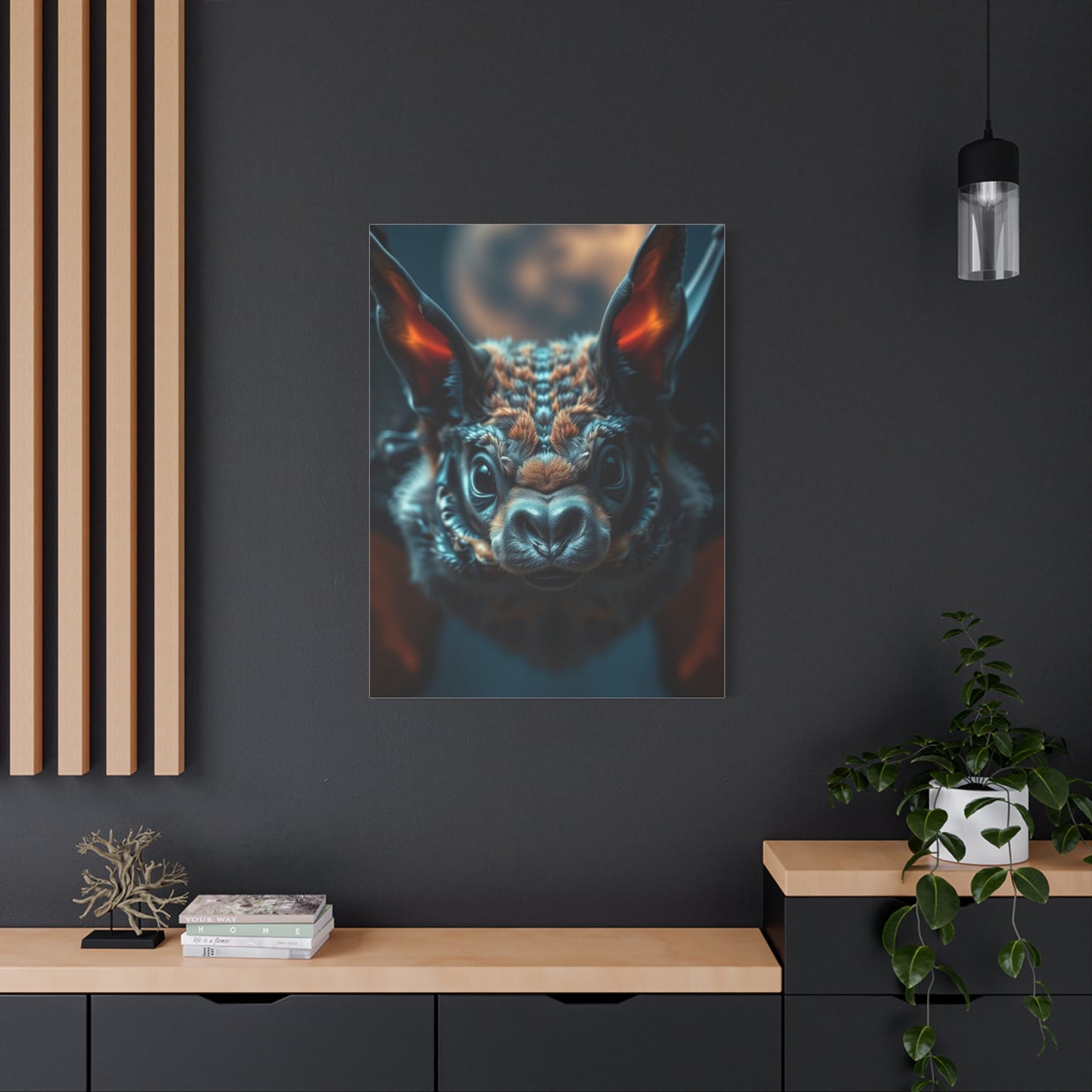 Masterpiece Bat Art Vision Wall Art & Canvas Print