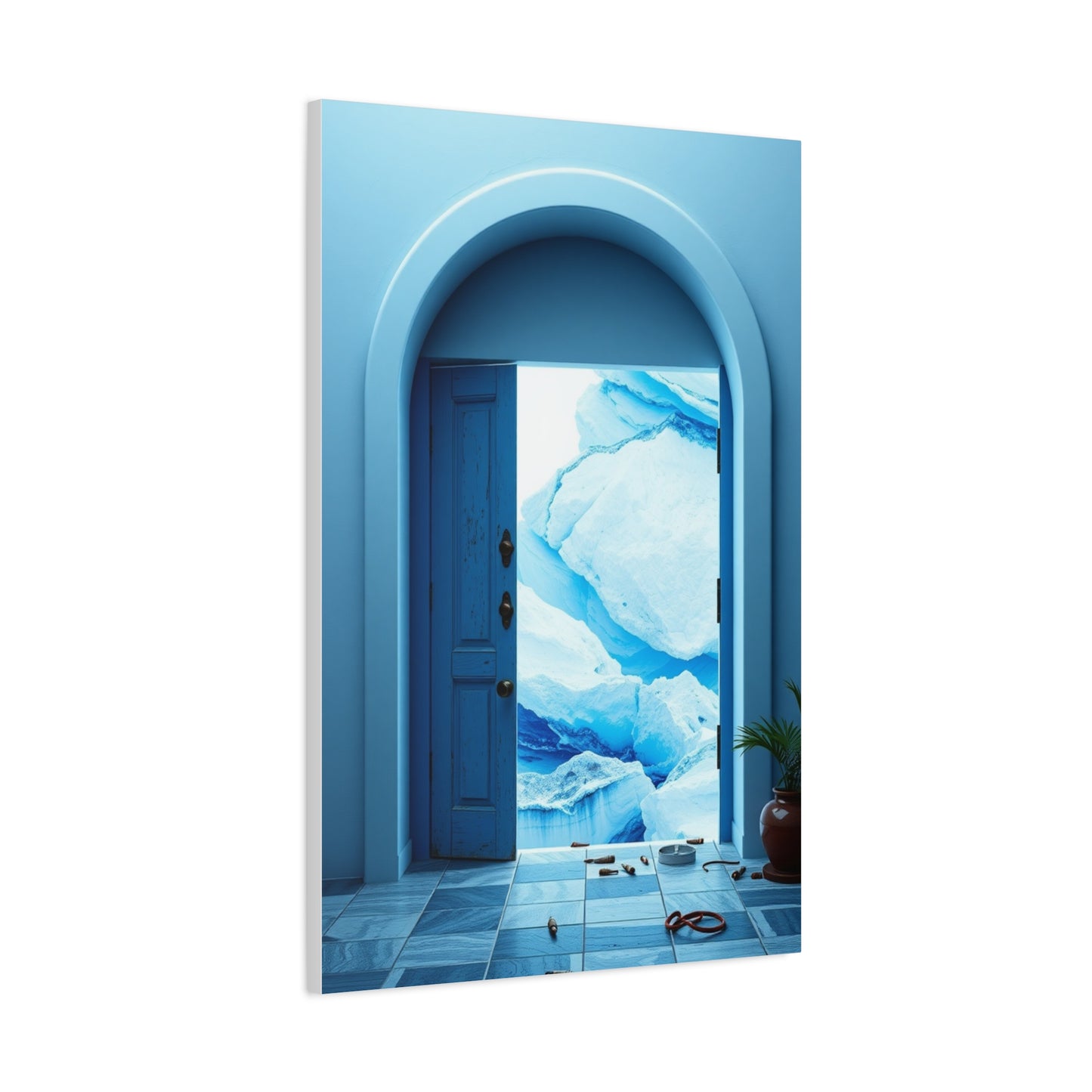 Supreme Blue and White Art Collection Wall Art & Canvas Print