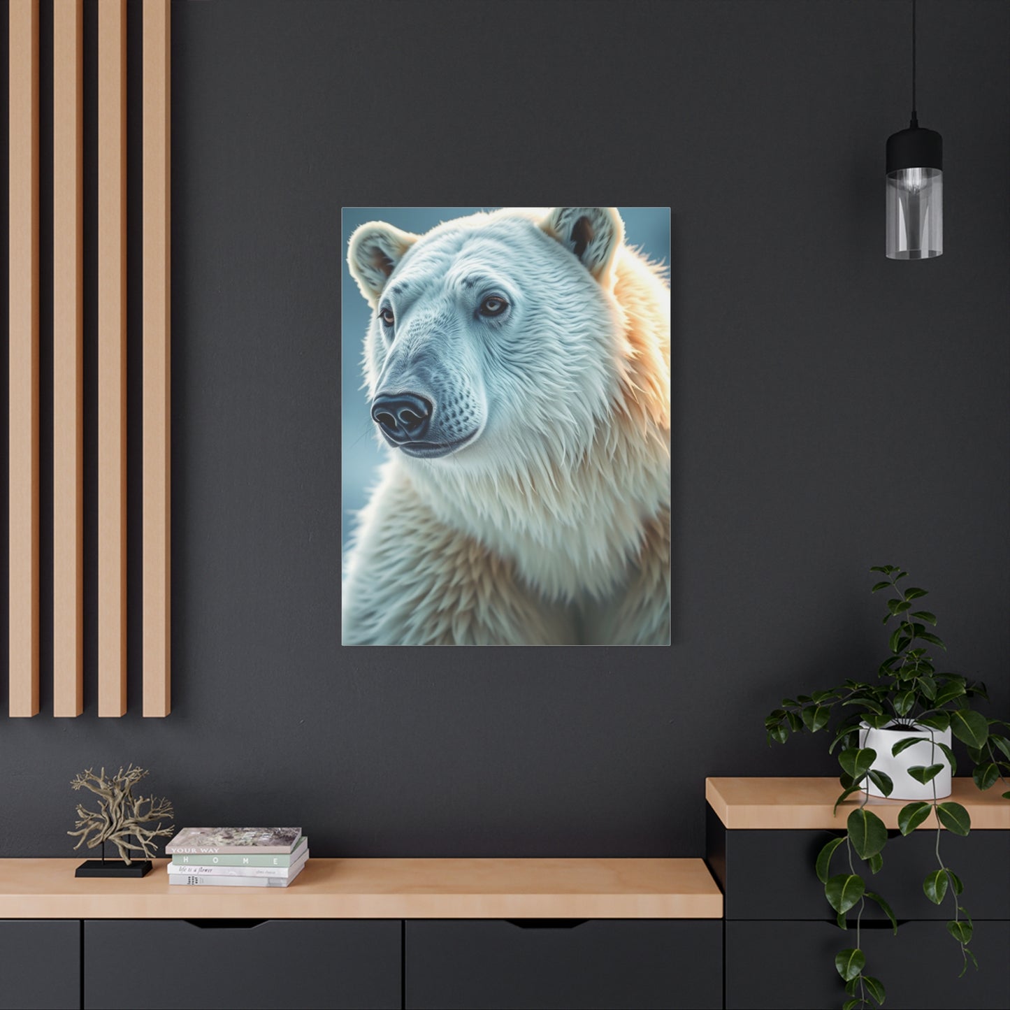 Vision Polar Bear Art Art Wall Art & Canvas Print