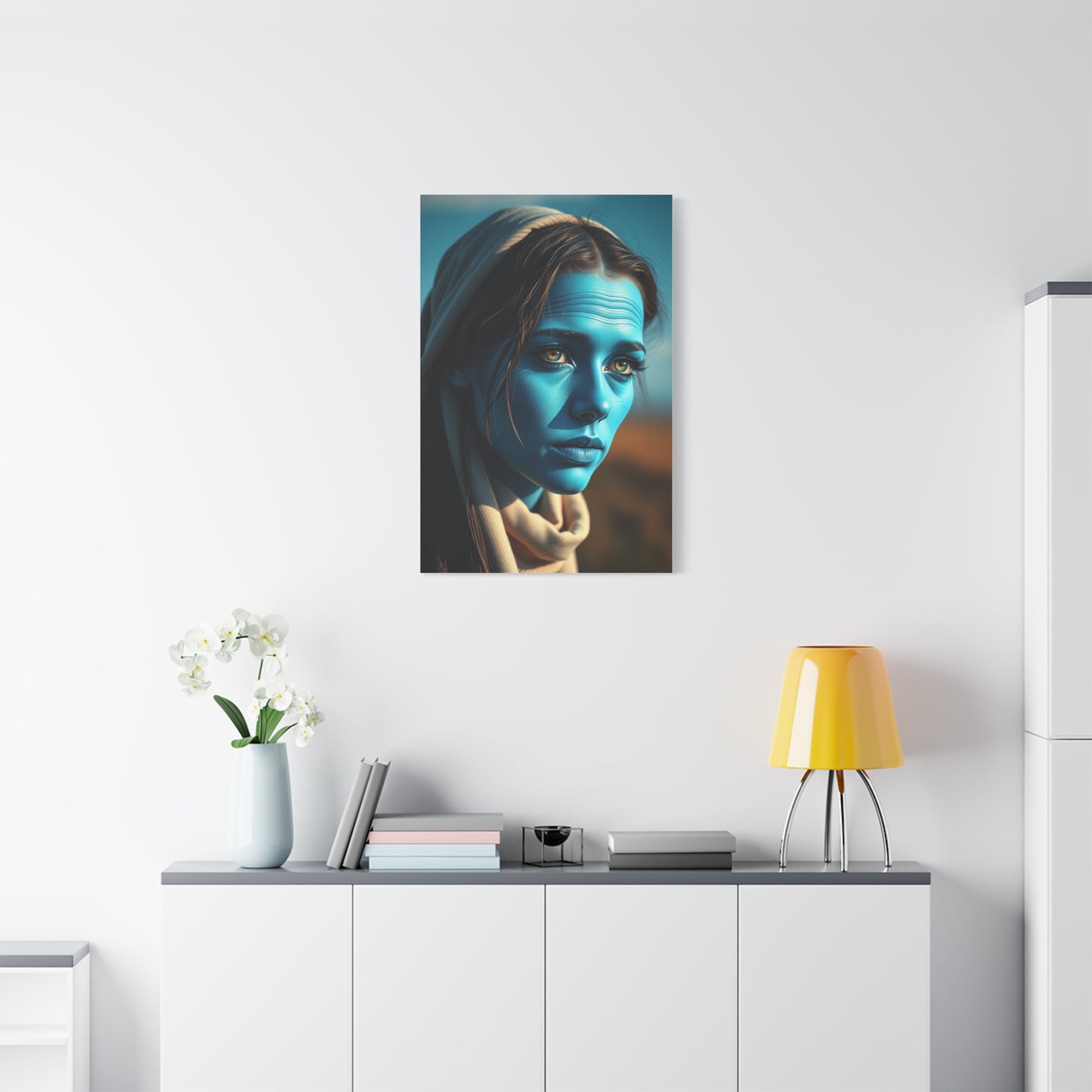 Celestial Azure Gallery Wall Art & Canvas Print
