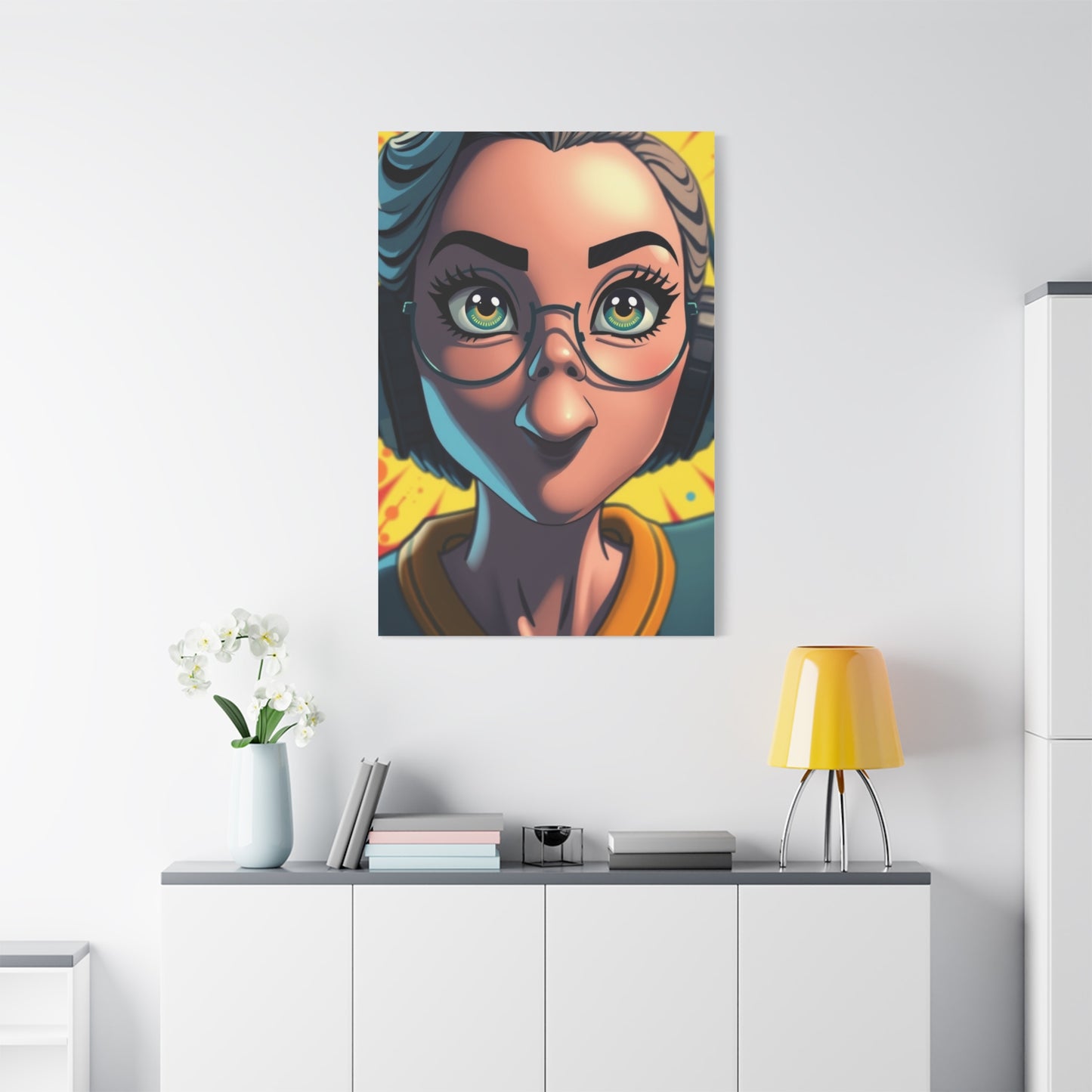 Stylish Vibrant Display Wall Art & Canvas Print