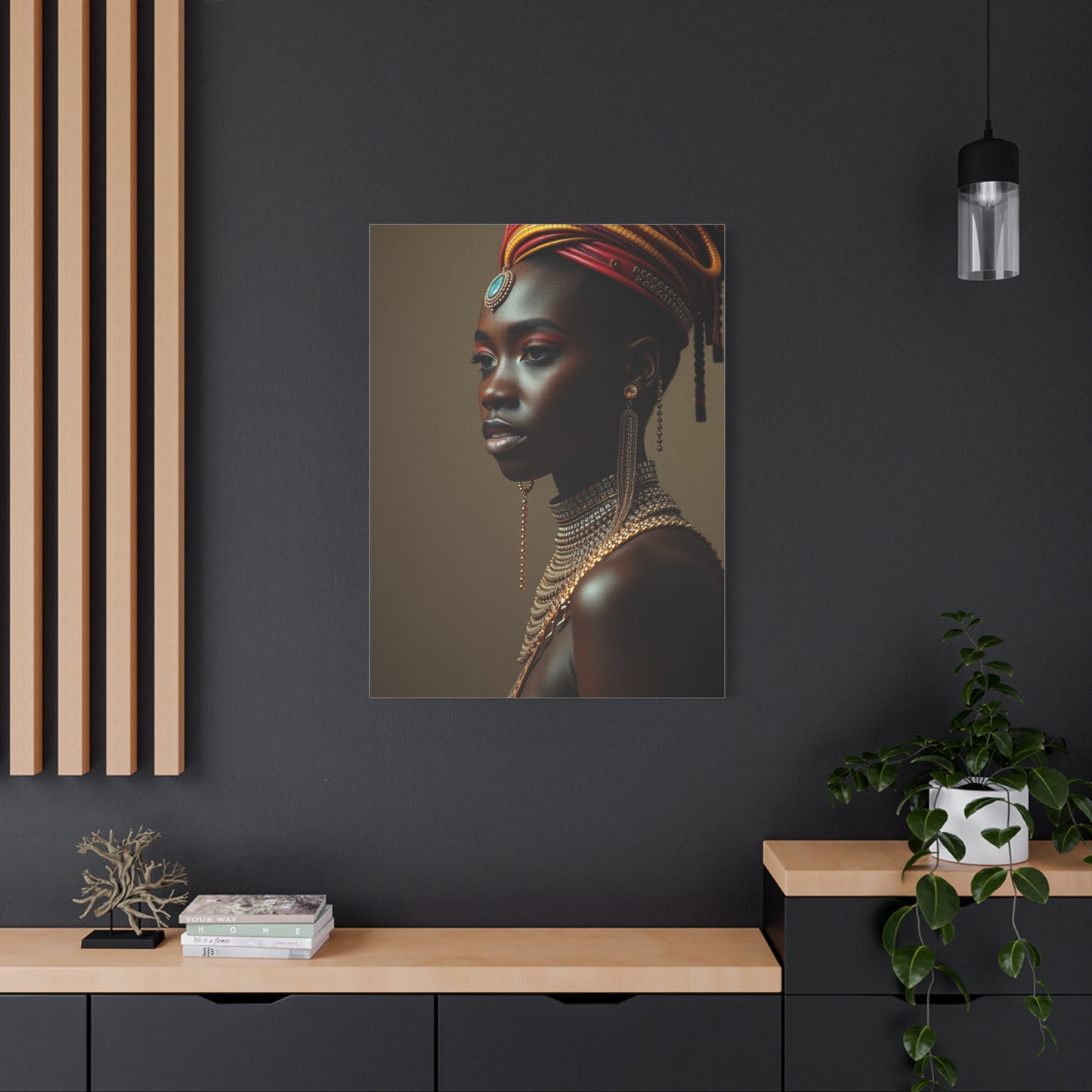 Elite Afrofuturism Art Vision Wall Art & Canvas Print