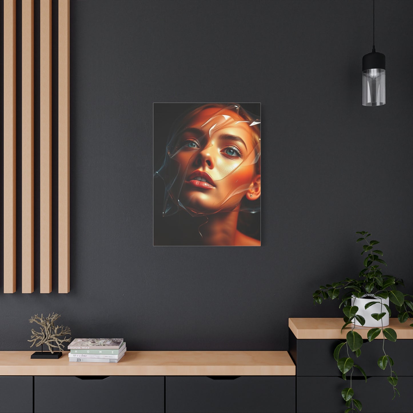 Elite Pop of Orange Art Vision Wall Art & Canvas Print