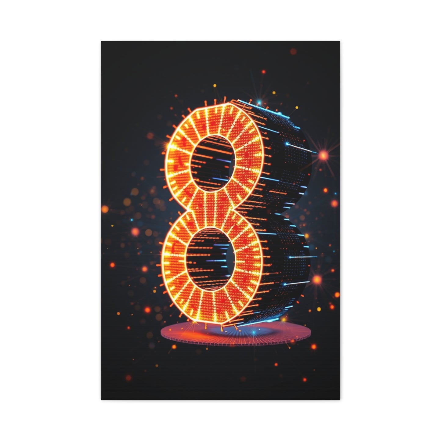 Supreme Numbers Art Collection Wall Art & Canvas Print