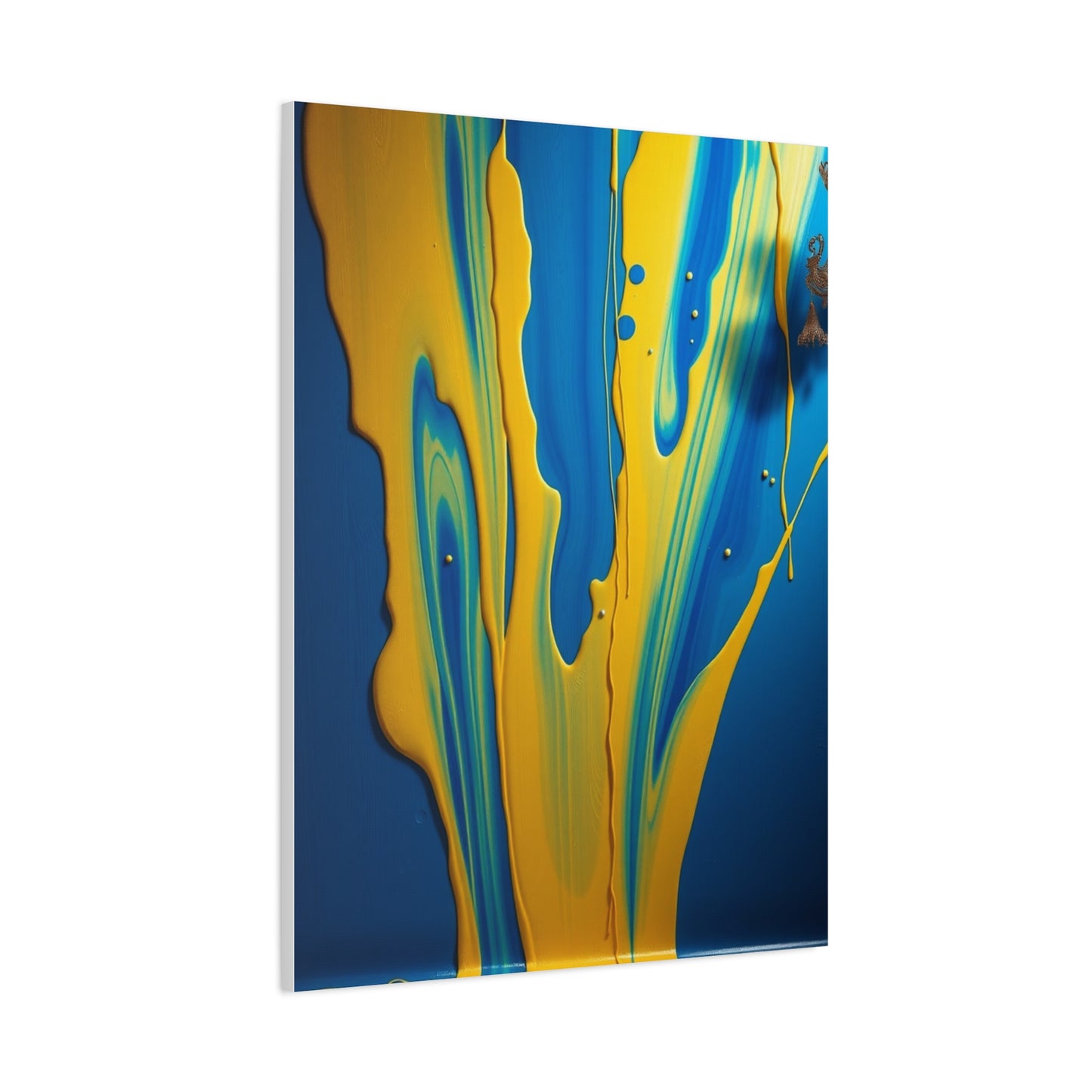 Blue & Yellow Art Supreme Gallery Wall Art & Canvas Print