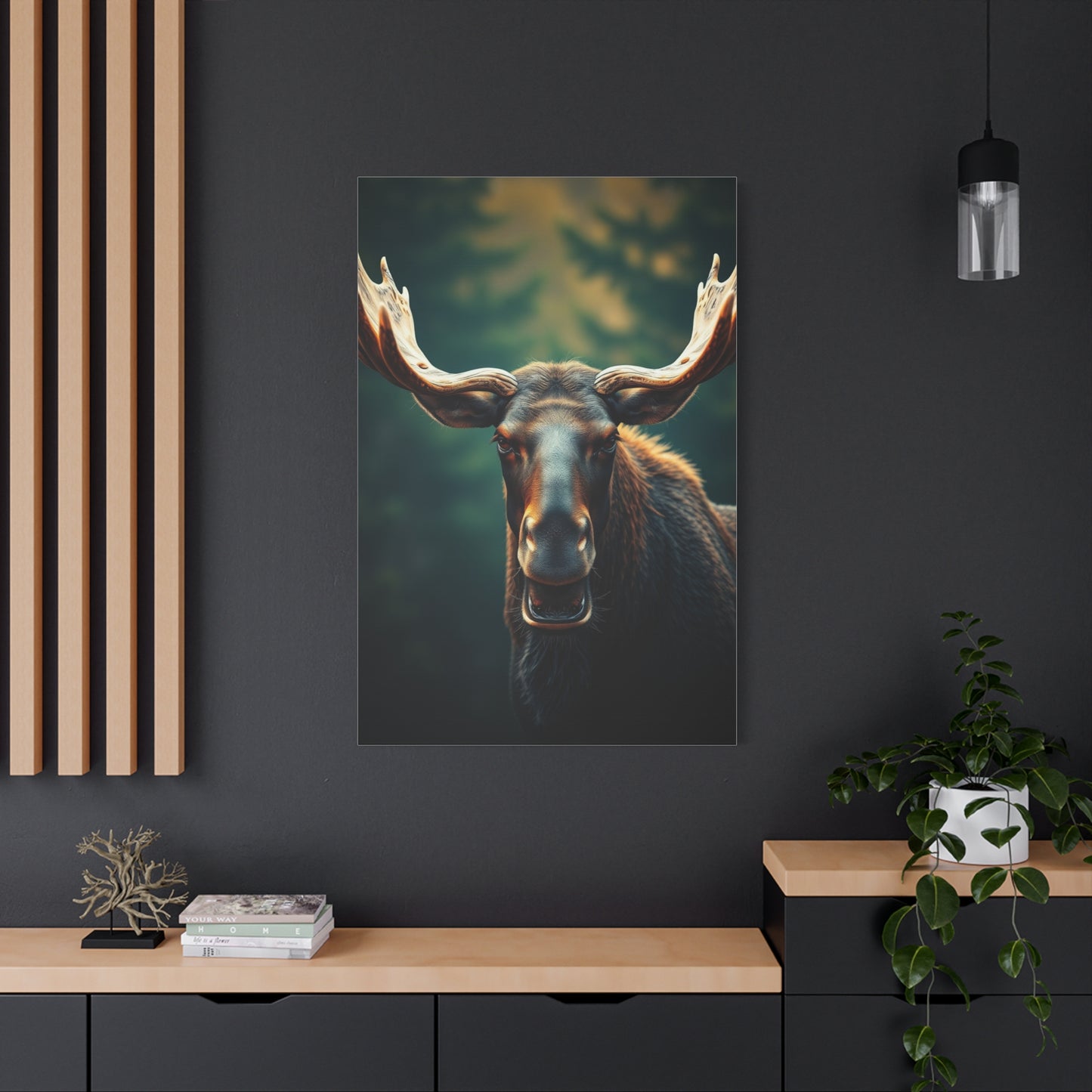 Vision Moose Art Art Wall Art & Canvas Print