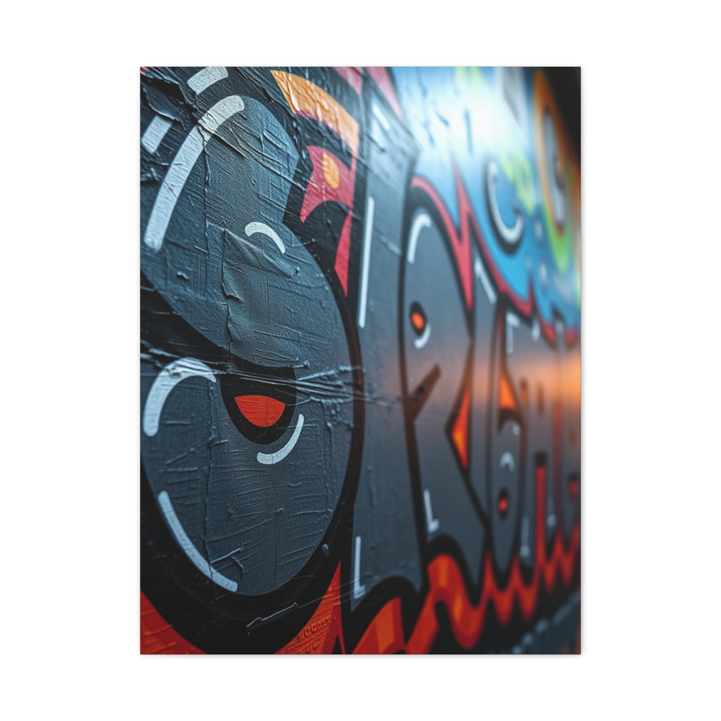Vibrant Expression Panel Wall Art & Canvas Print