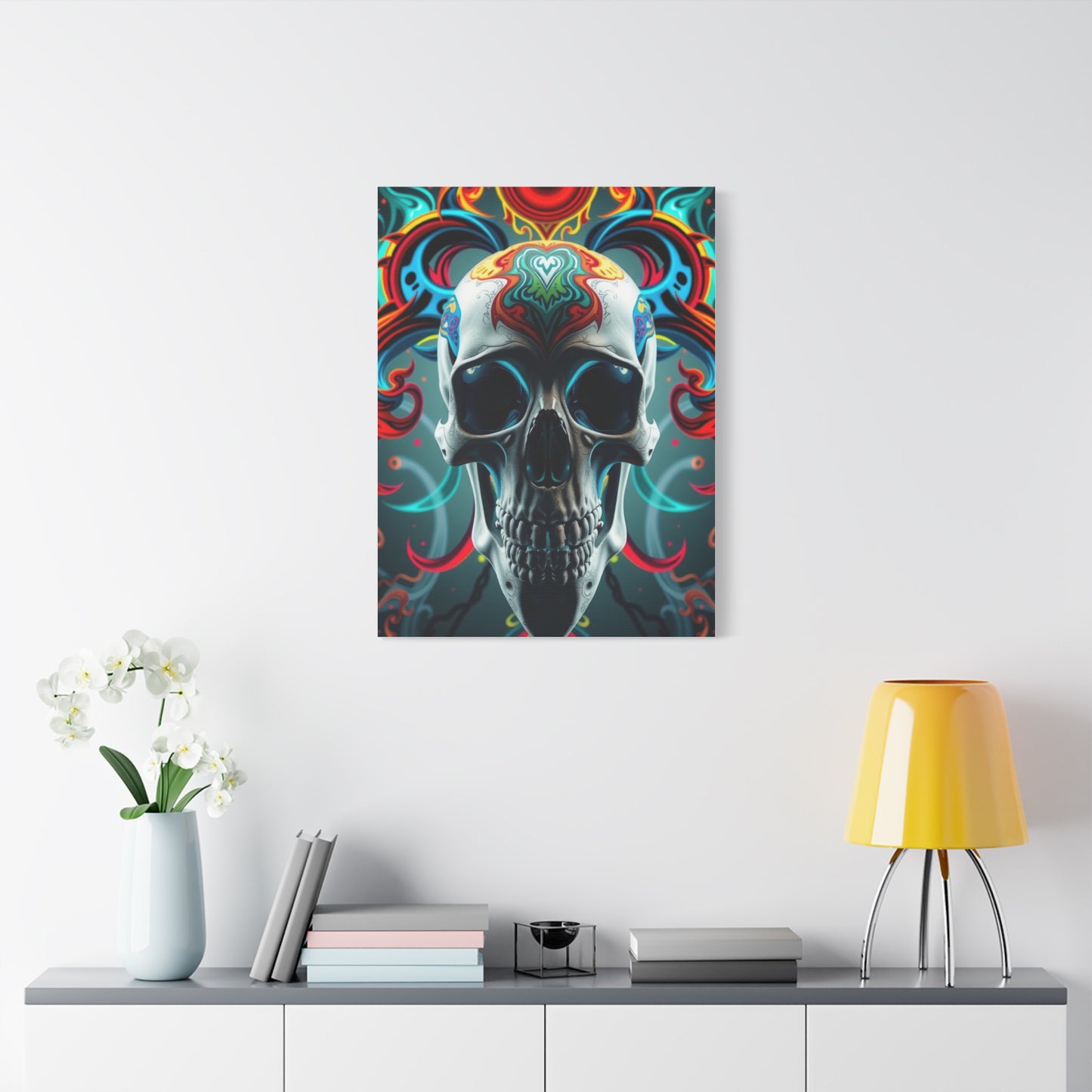 Collection 3D Trippy Skull Art By Ali Gulec Art Art Wall Art & Canvas Print