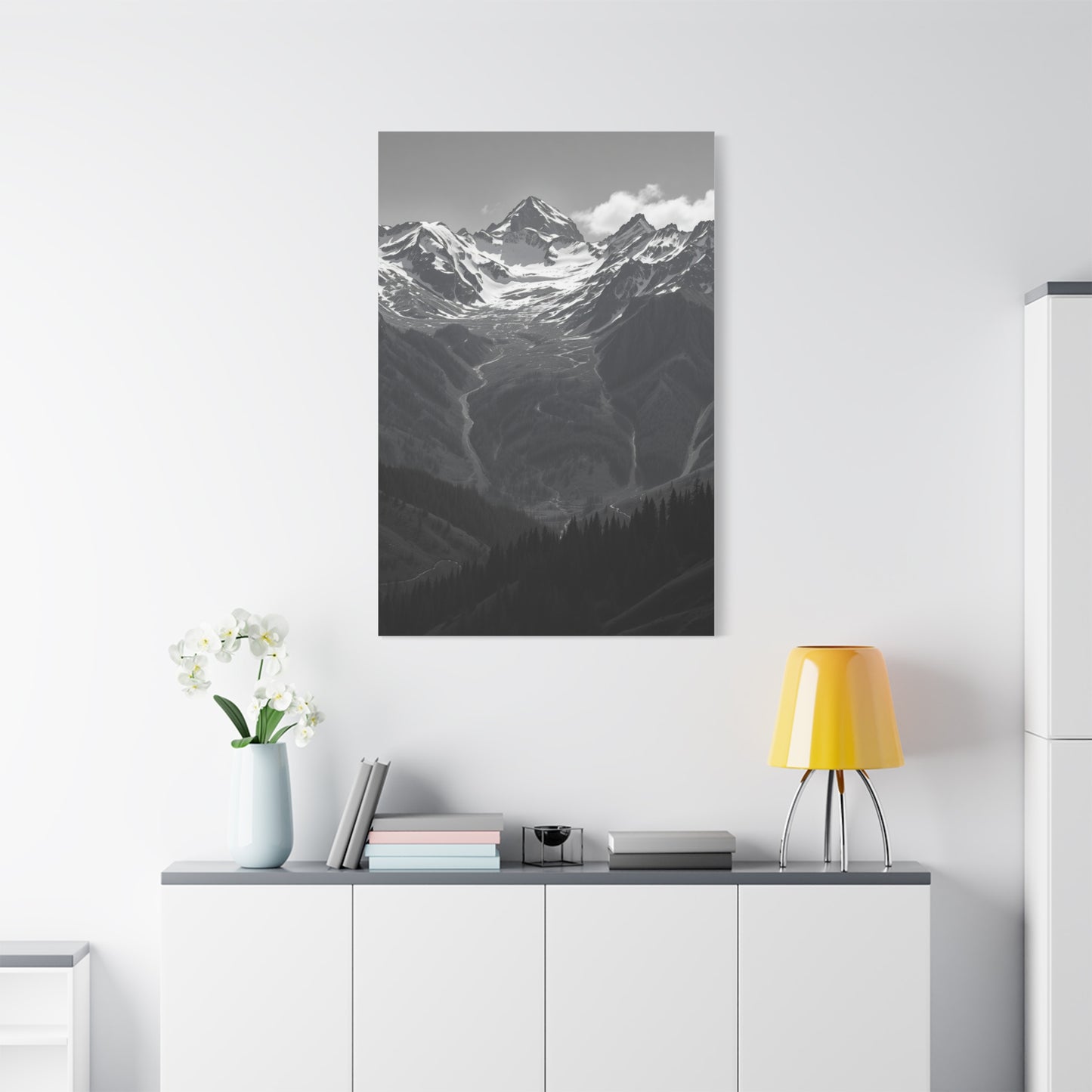 Supreme Black & White Scenic Landscapes Art Collection Wall Art & Canvas Print