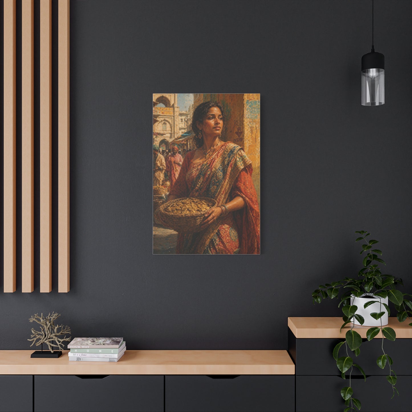 Market Day Cultural Portrait Wall Art & Canvas Print