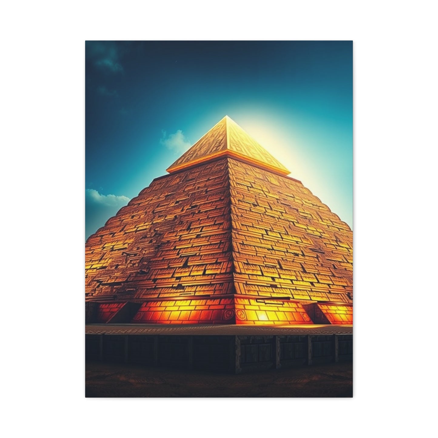 Vision Pyramid Art Art Wall Art & Canvas Print