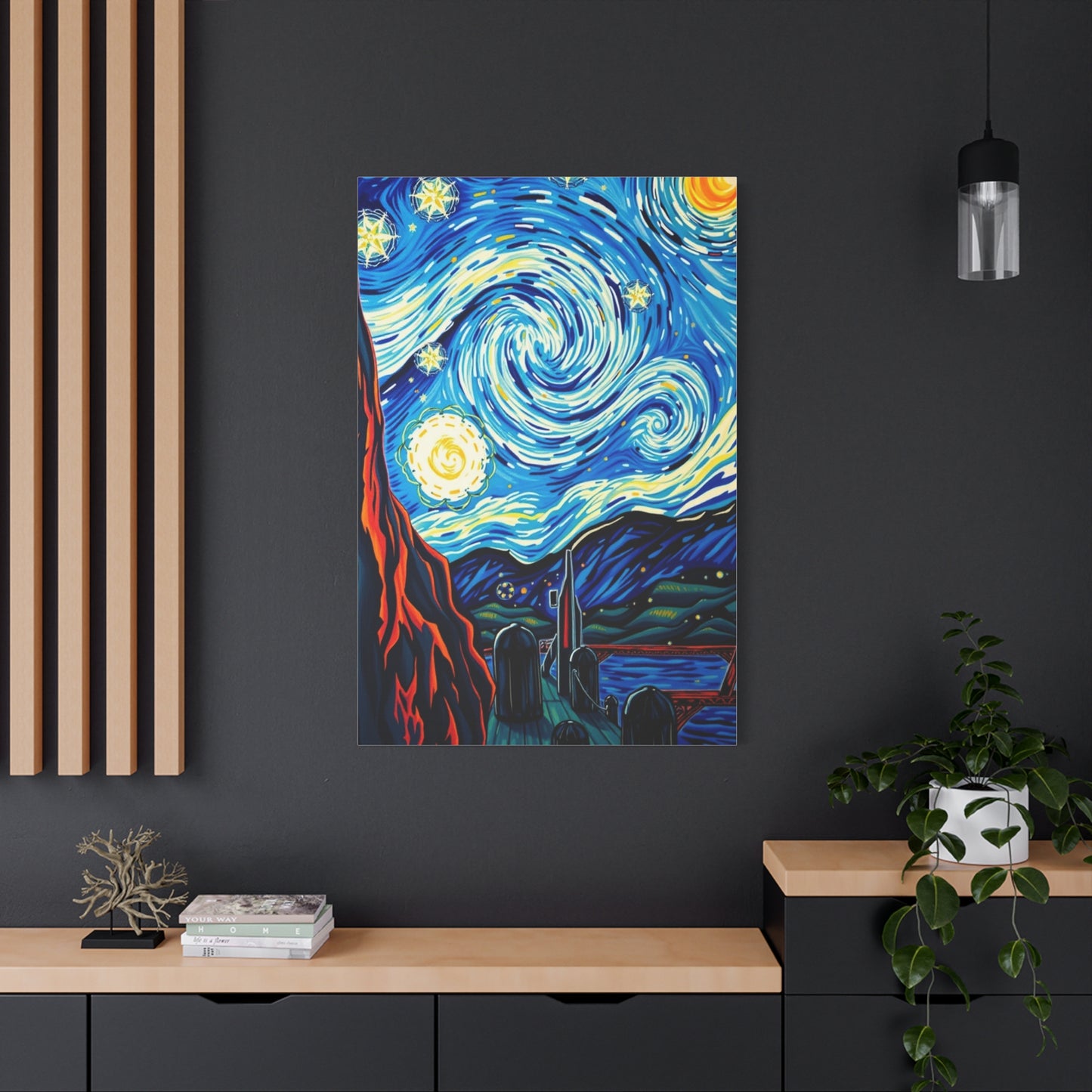The Starry Night Canvas Art Supreme Gallery Wall Art & Canvas Print