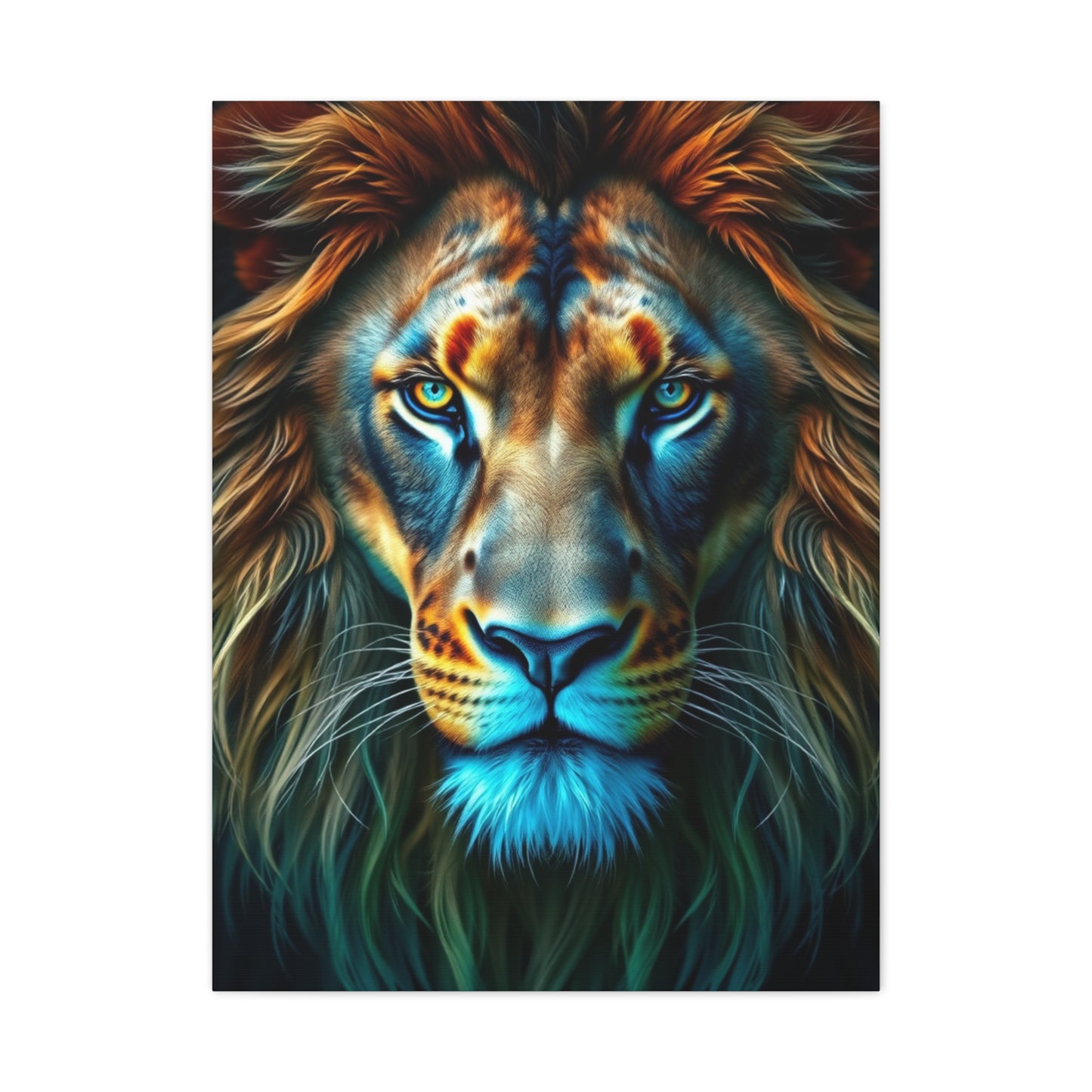 Imperial Majesty in Brushstrokes Wall Art & Canvas Print