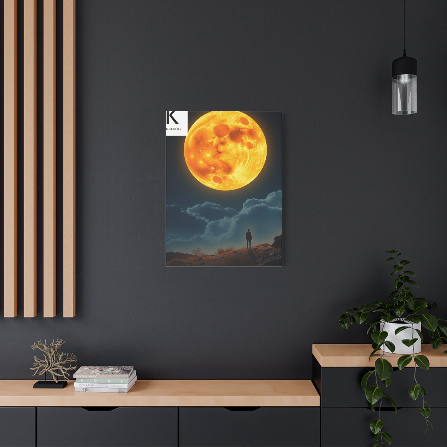 Moonlit Harmony Canvas Wall Art & Canvas Print
