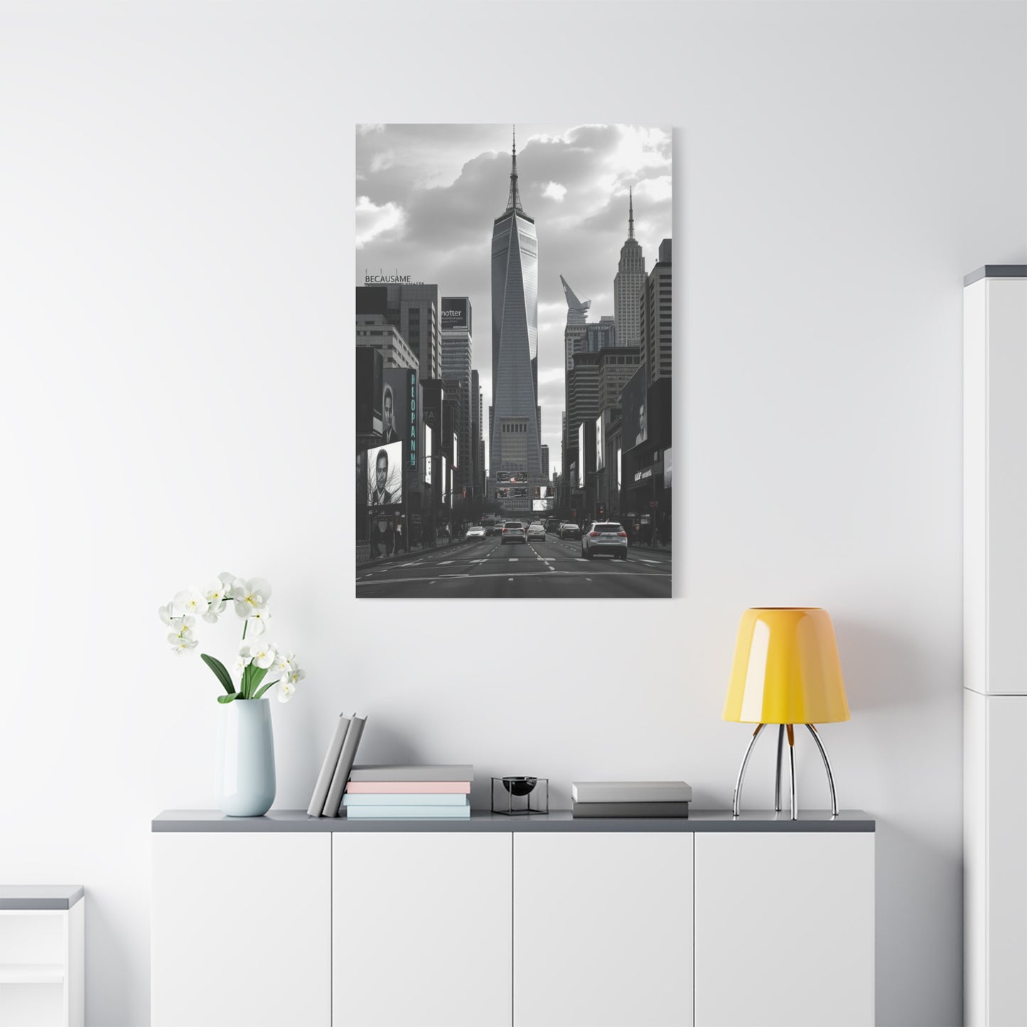 Supreme Black & White Cityscapes Art Collection Wall Art & Canvas Print