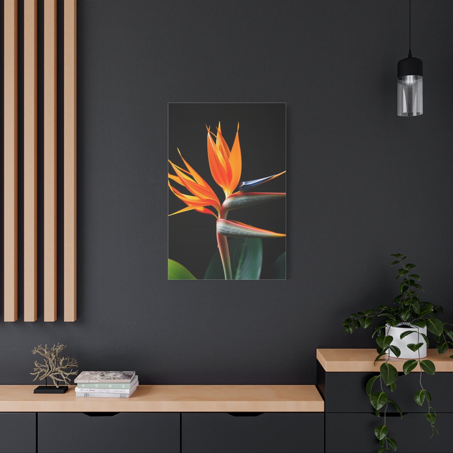 Bird of Paradise Plant Art Luxury Canvas Wall Art & Canvas Print