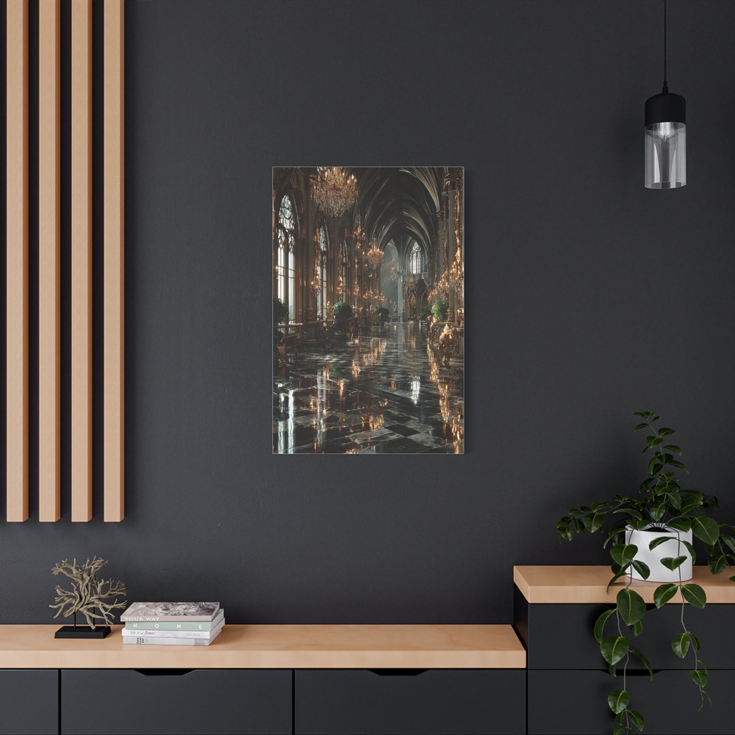 Grand Palace Corridor Luxury Wall Art & Canvas Print