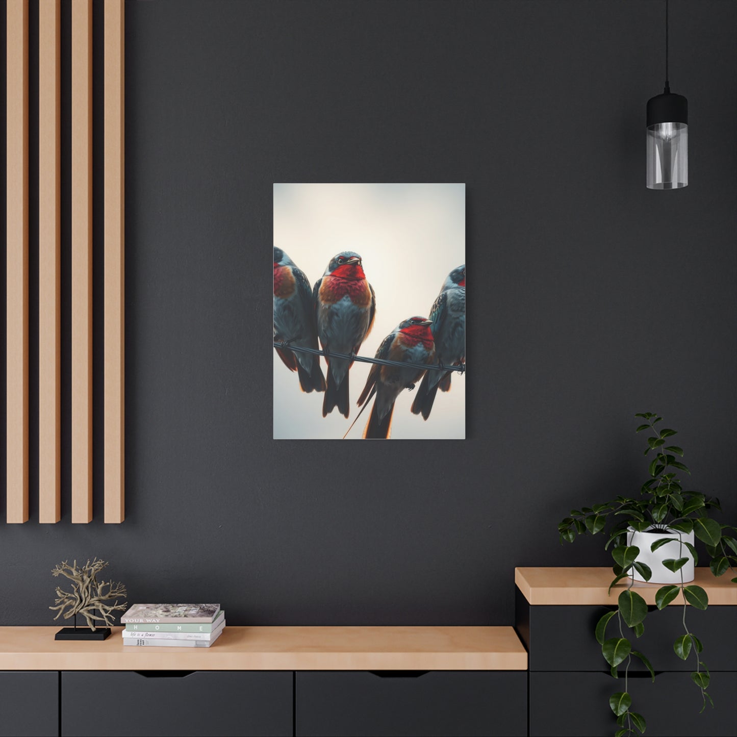 Supreme Birds On a Wire Art Collection Wall Art & Canvas Print