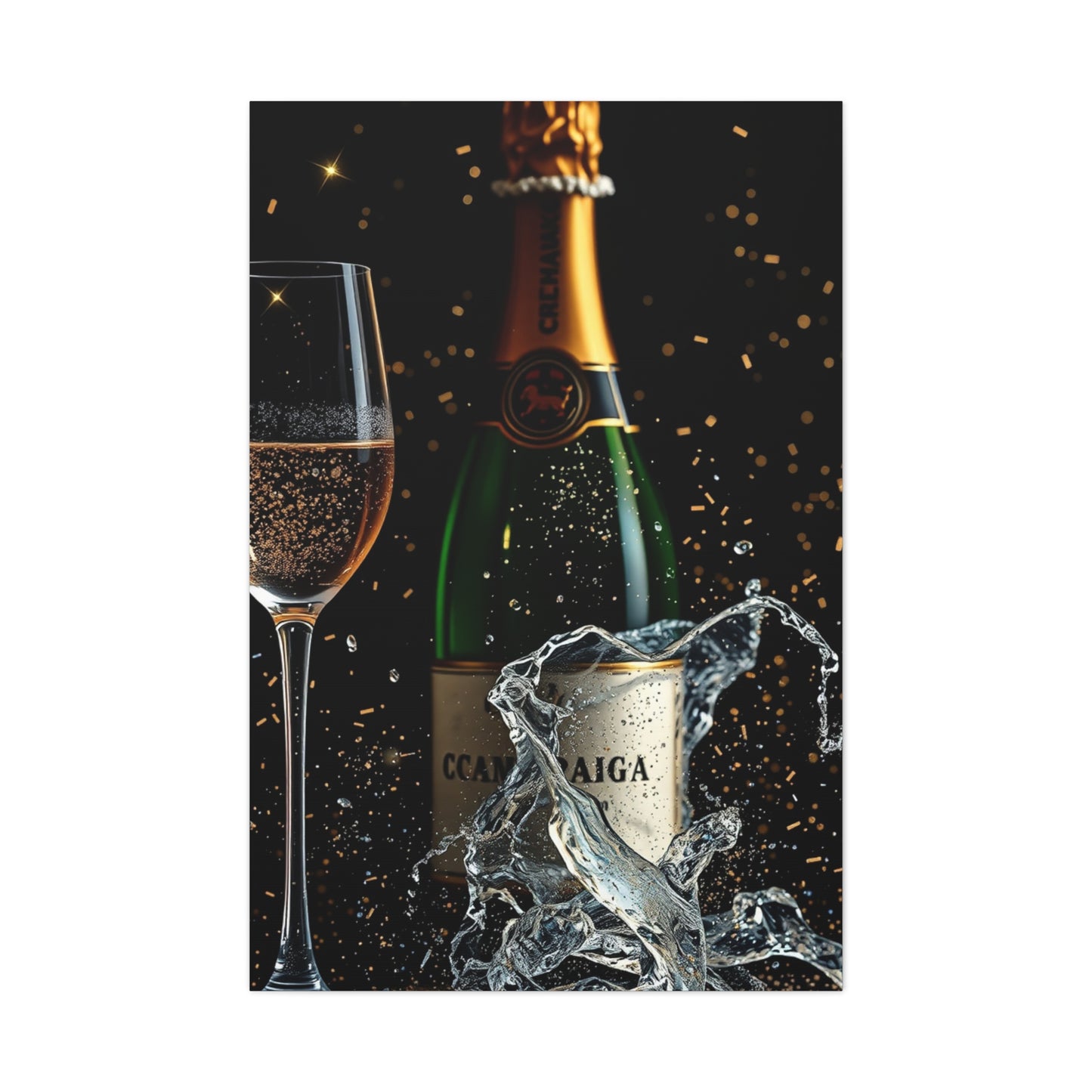 Champagne Art Supreme Gallery Wall Art & Canvas Print