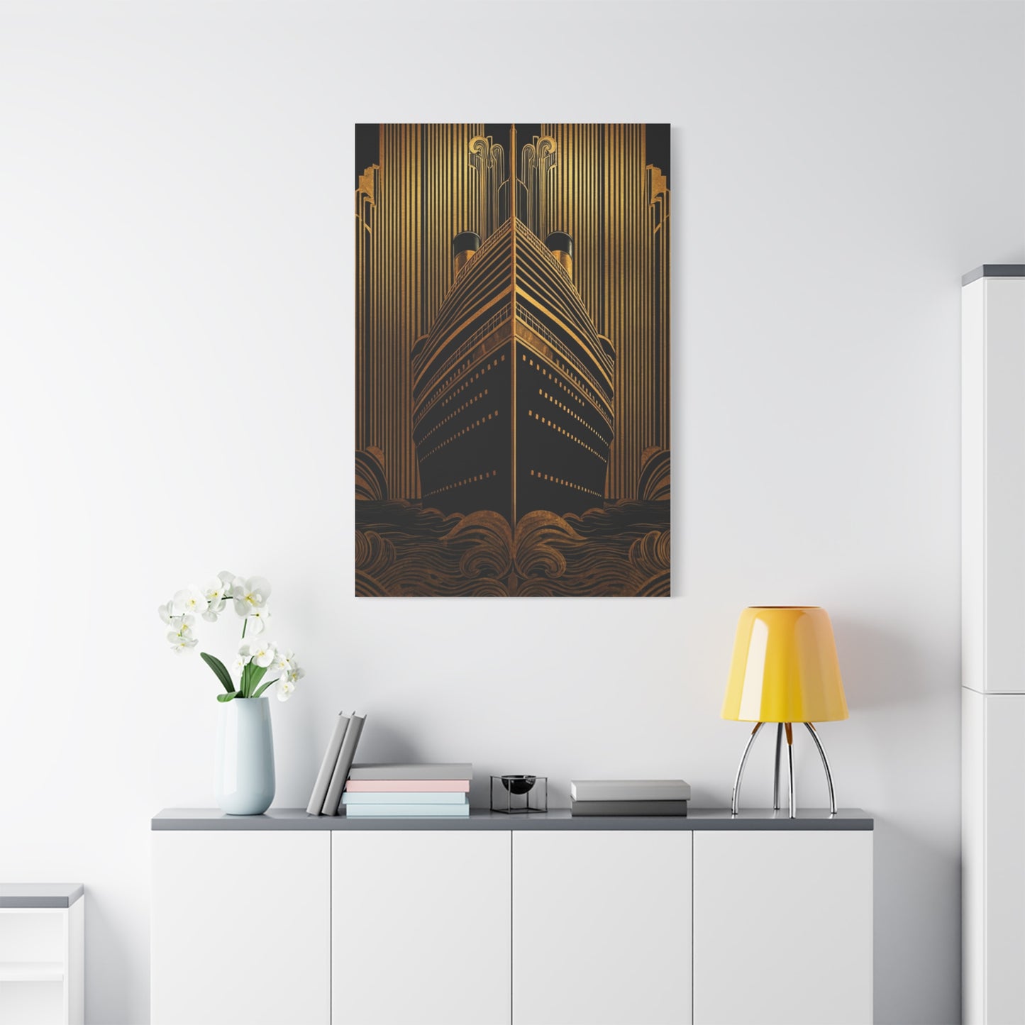 Titanic Majesty Art Deco Ship Wall Art & Canvas Prints