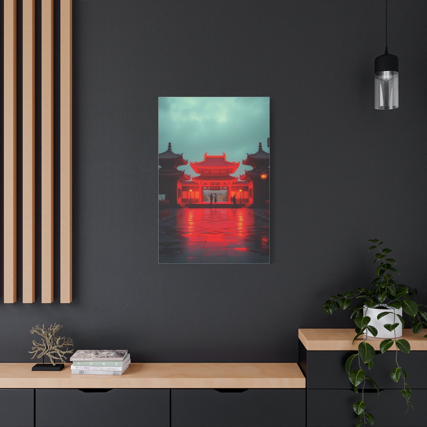 Scarlet Reverie Art Wall Art & Canvas Print