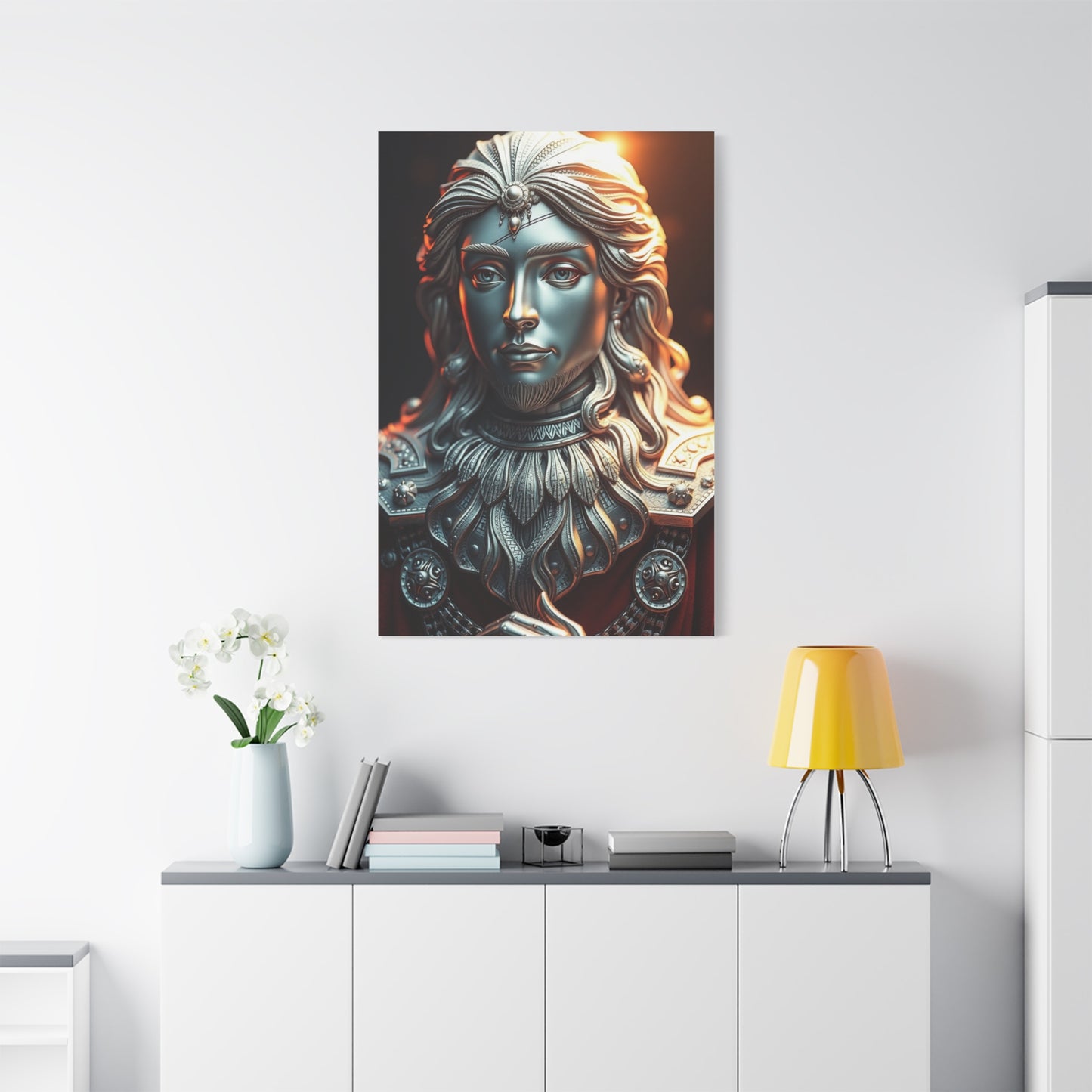 Argent Elegance Canvas wall art & canvas print