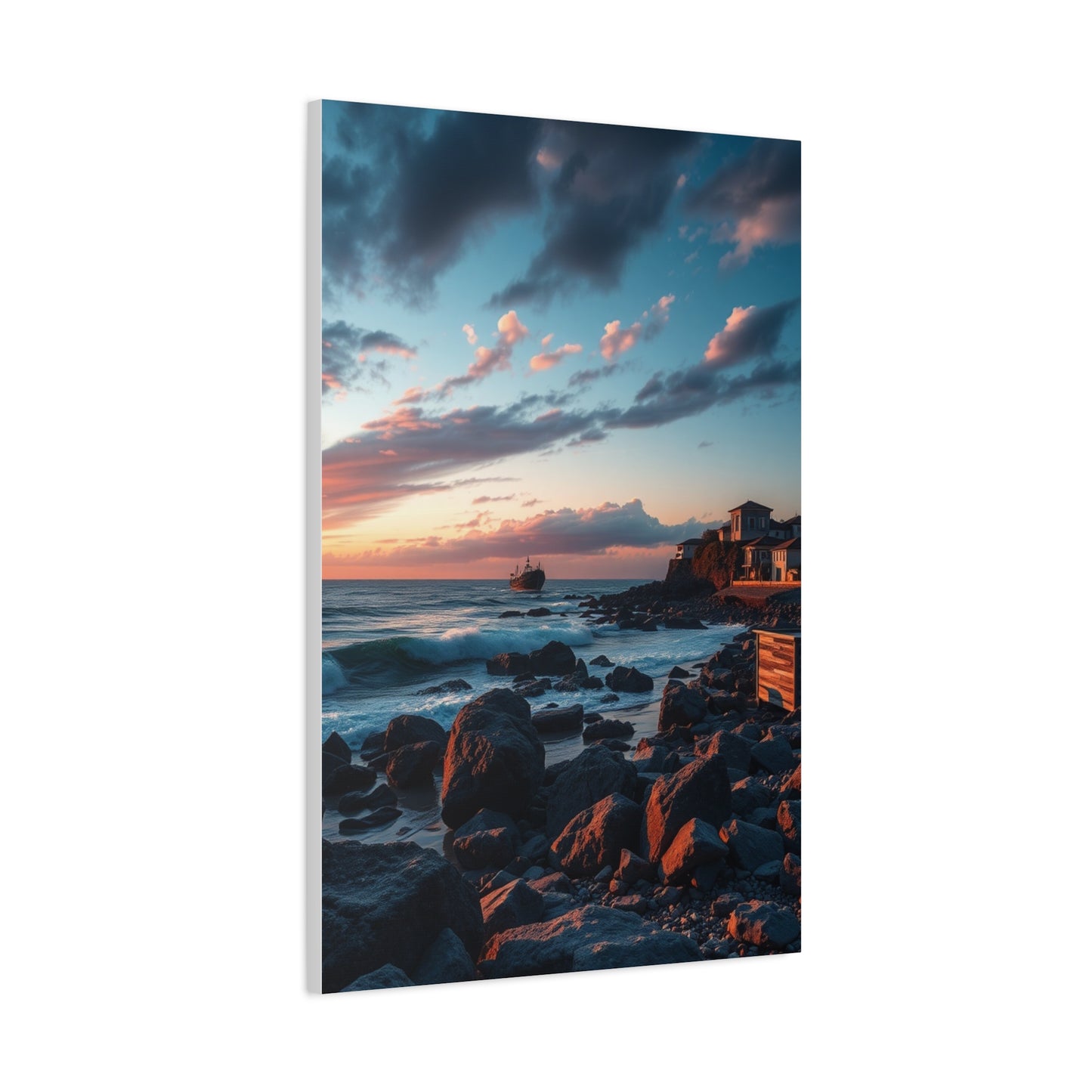 Azure Horizon Panorama Wall Art & Canvas Print