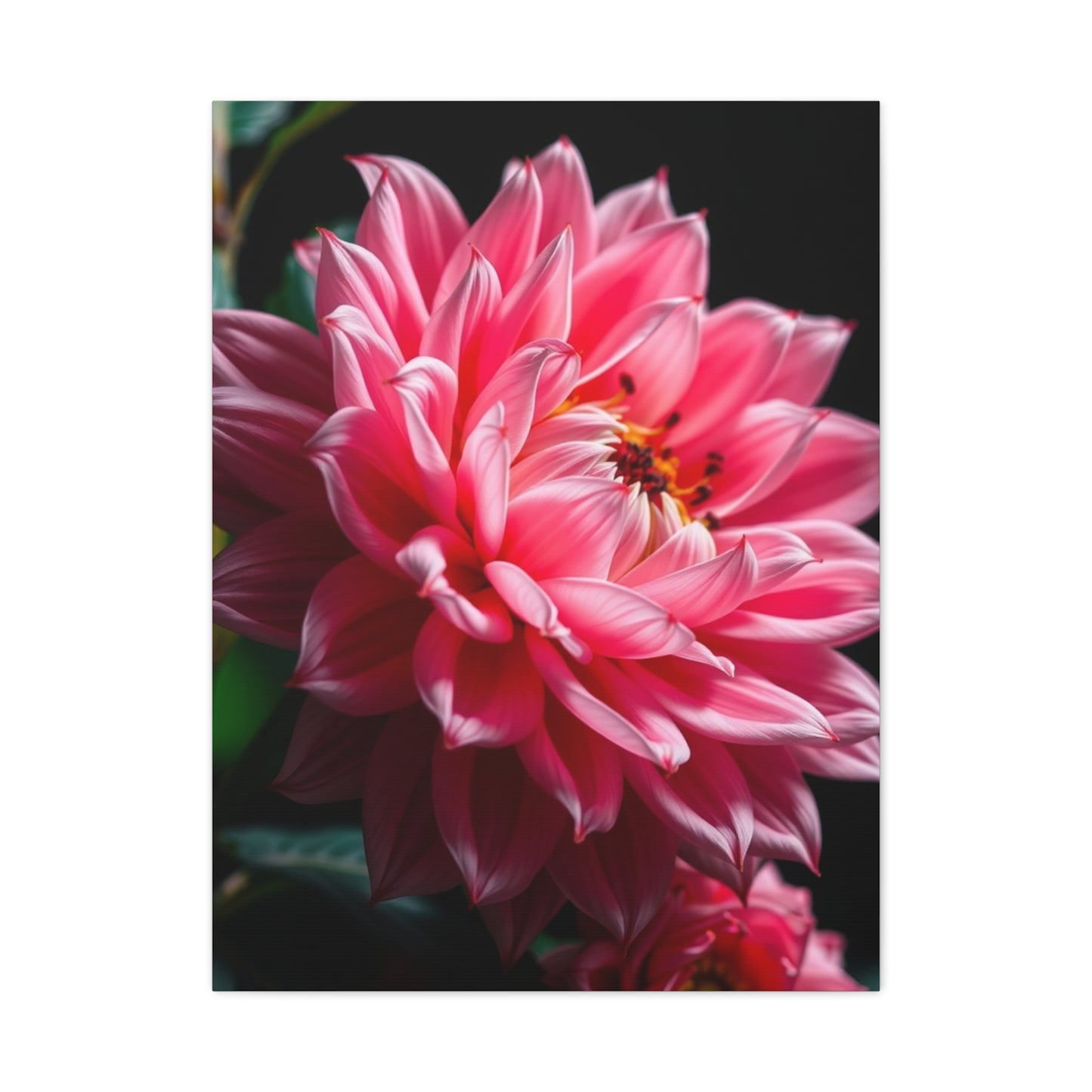 Petal Harmony Portrait Wall Art & Canvas Print