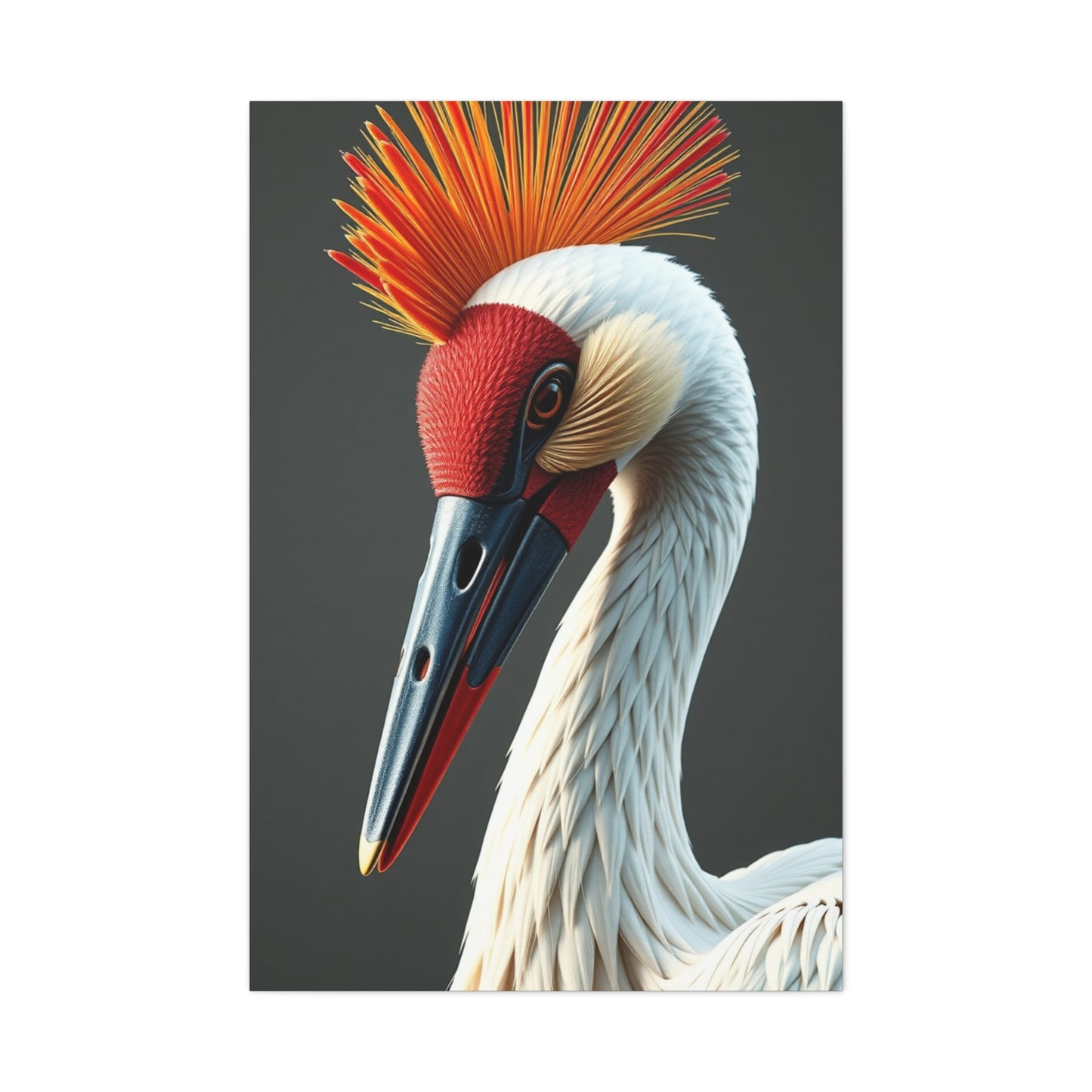 Elite Crane Bird Art Vision Wall Art & Canvas Print