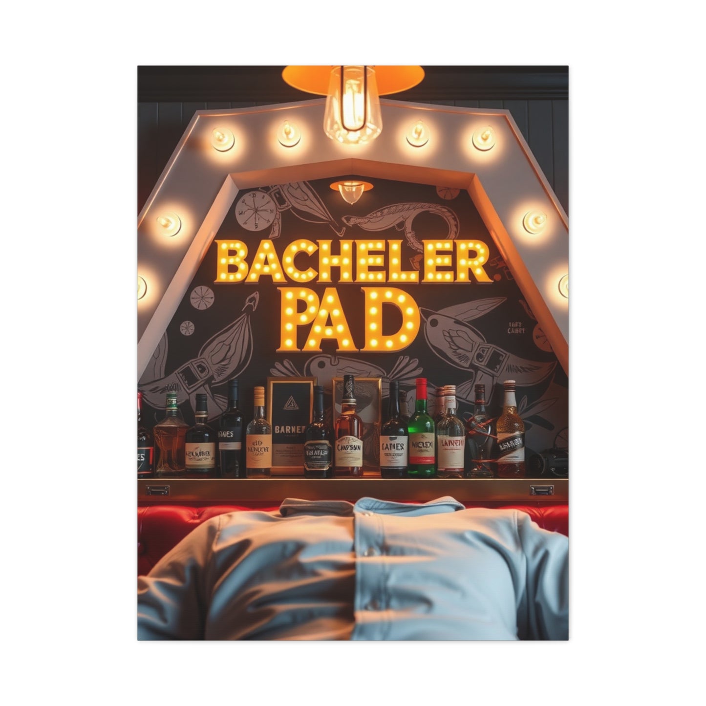 Vision Bachelor Pad Art Art Wall Art & Canvas Print