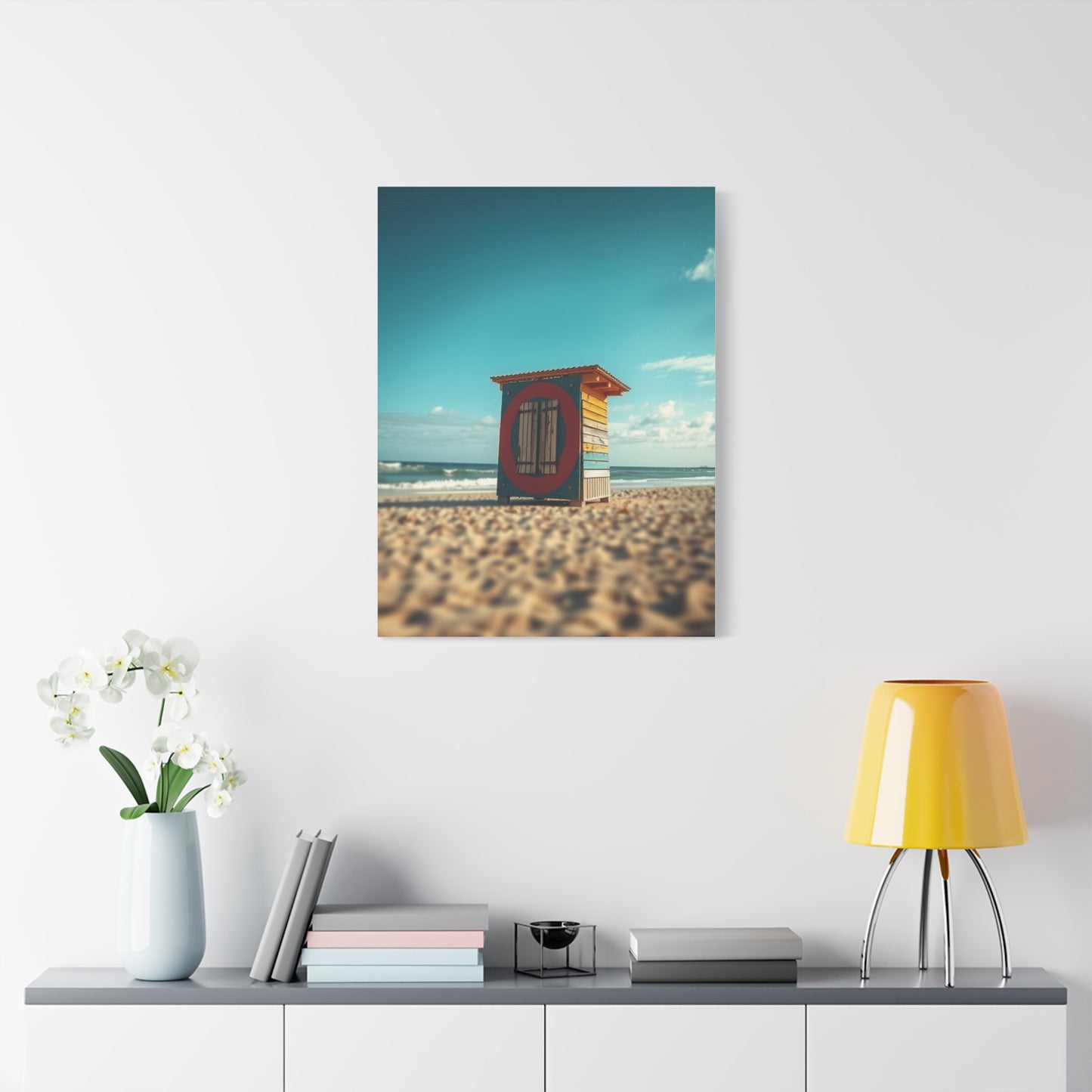 Celestial Coastline Canvas Wall Art & Canvas Print