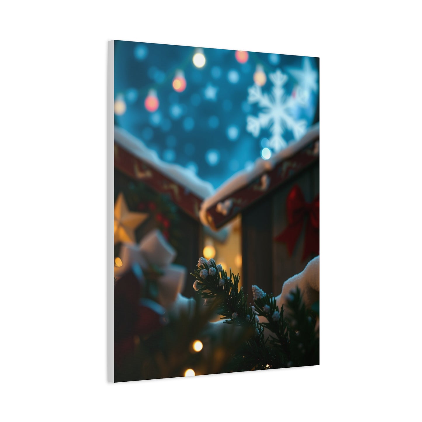 Enchanted Christmas Scene Wall Art & Canvas Print