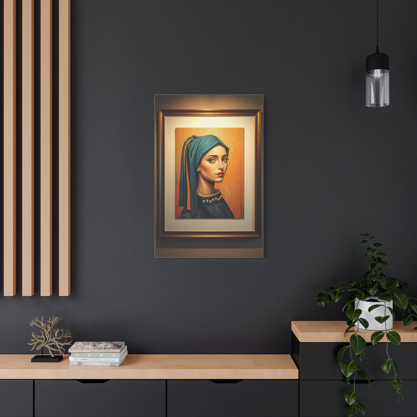 Sleek Eclectic Composition Wall Art & Canvas Print