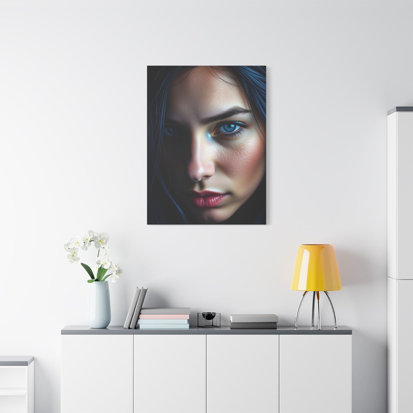 Azure Elegance Canvas Wall Art & Canvas Print