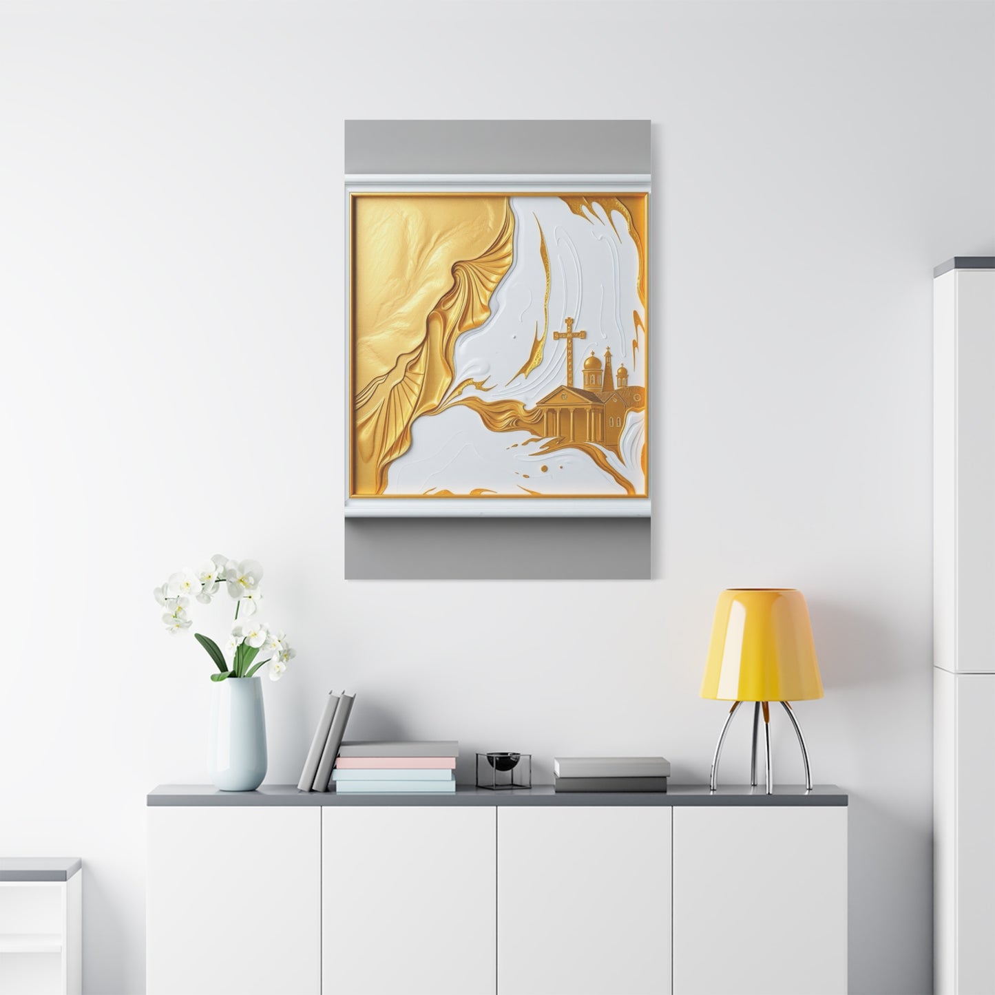 Regal Blanc Brilliance wall art & canvas print