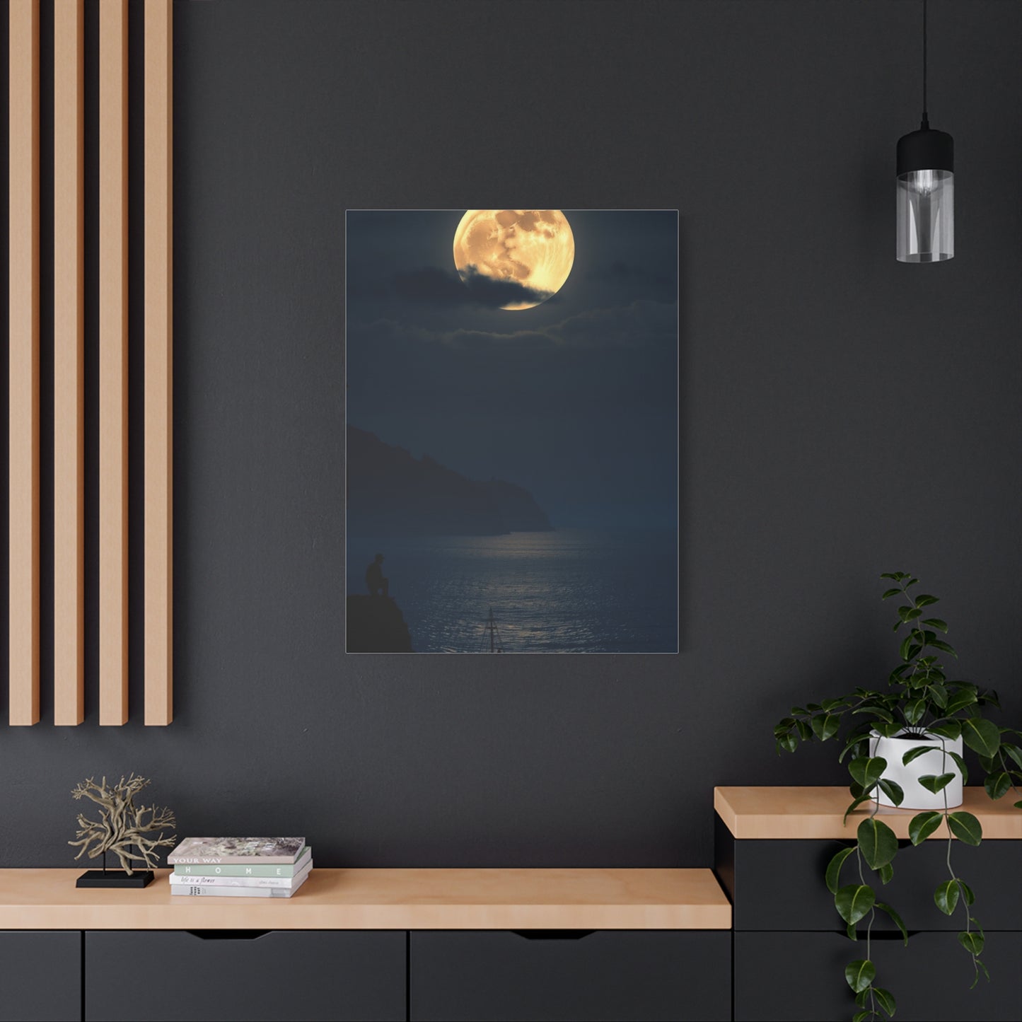 Full Moon Art Luxury Canvas Wall Art & Canvas Print