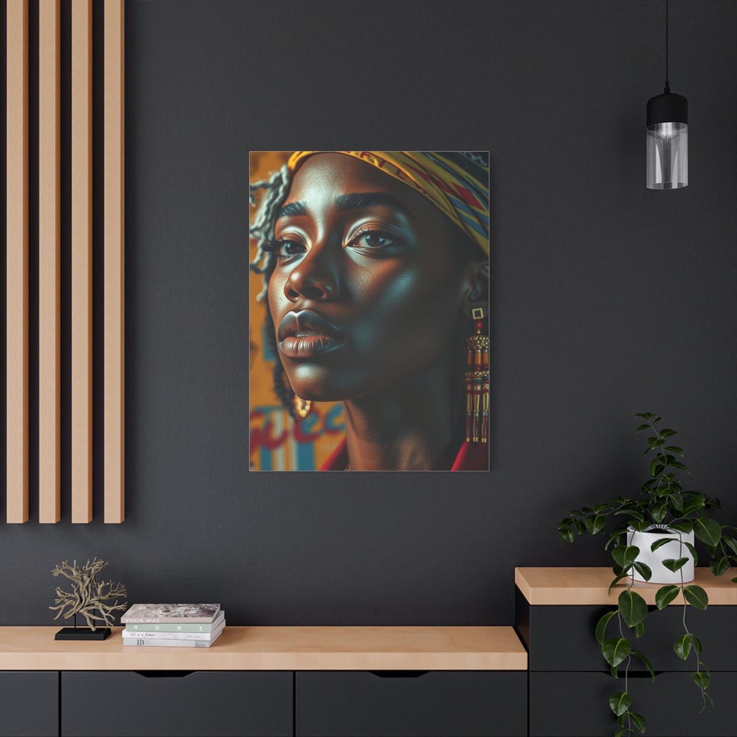 Empress of Basquiats Abstract Realm Wall Art & Canvas Print