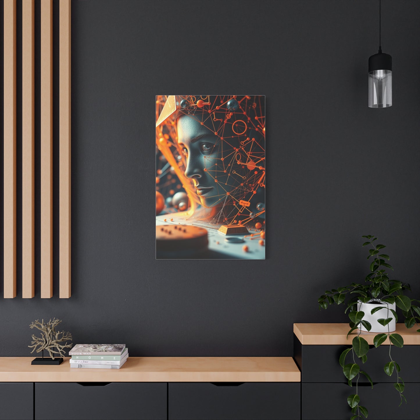 Vision Mathematics Art Art Wall Art & Canvas Print