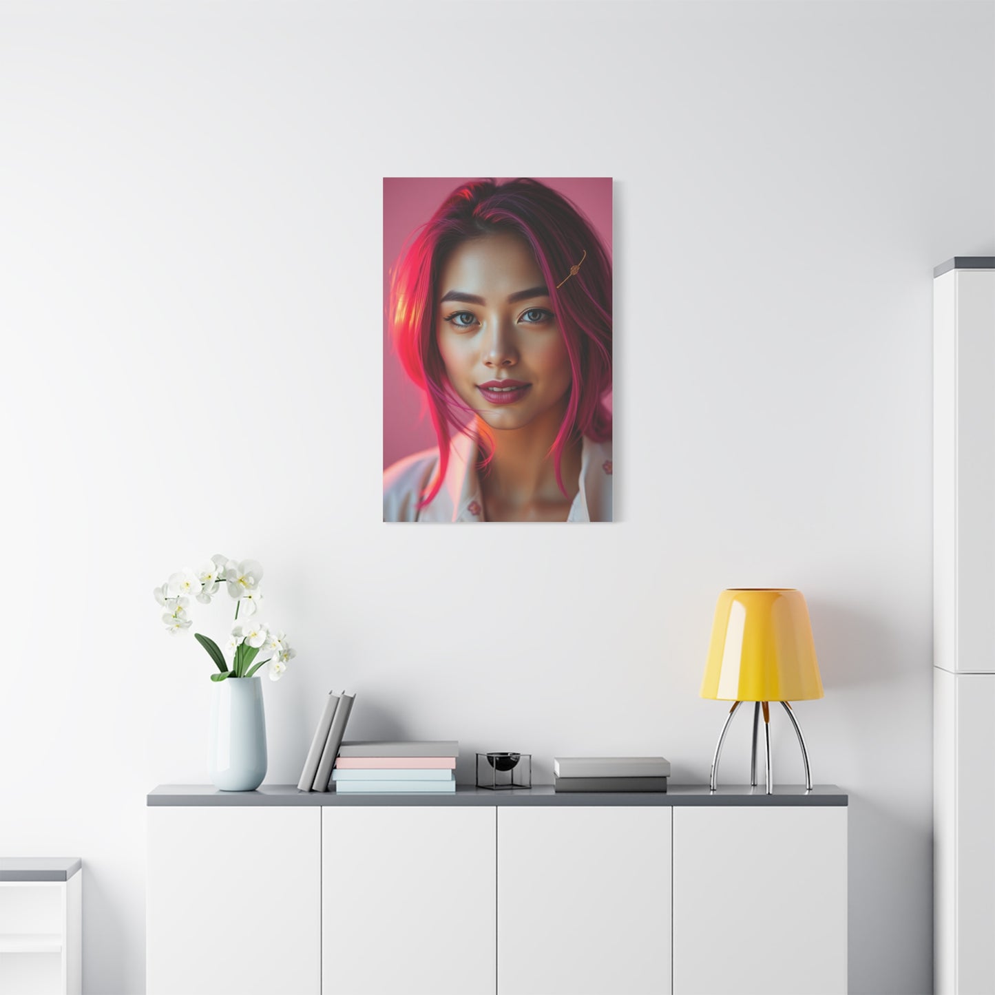 Vision Magenta Art Art Wall Art & Canvas Print