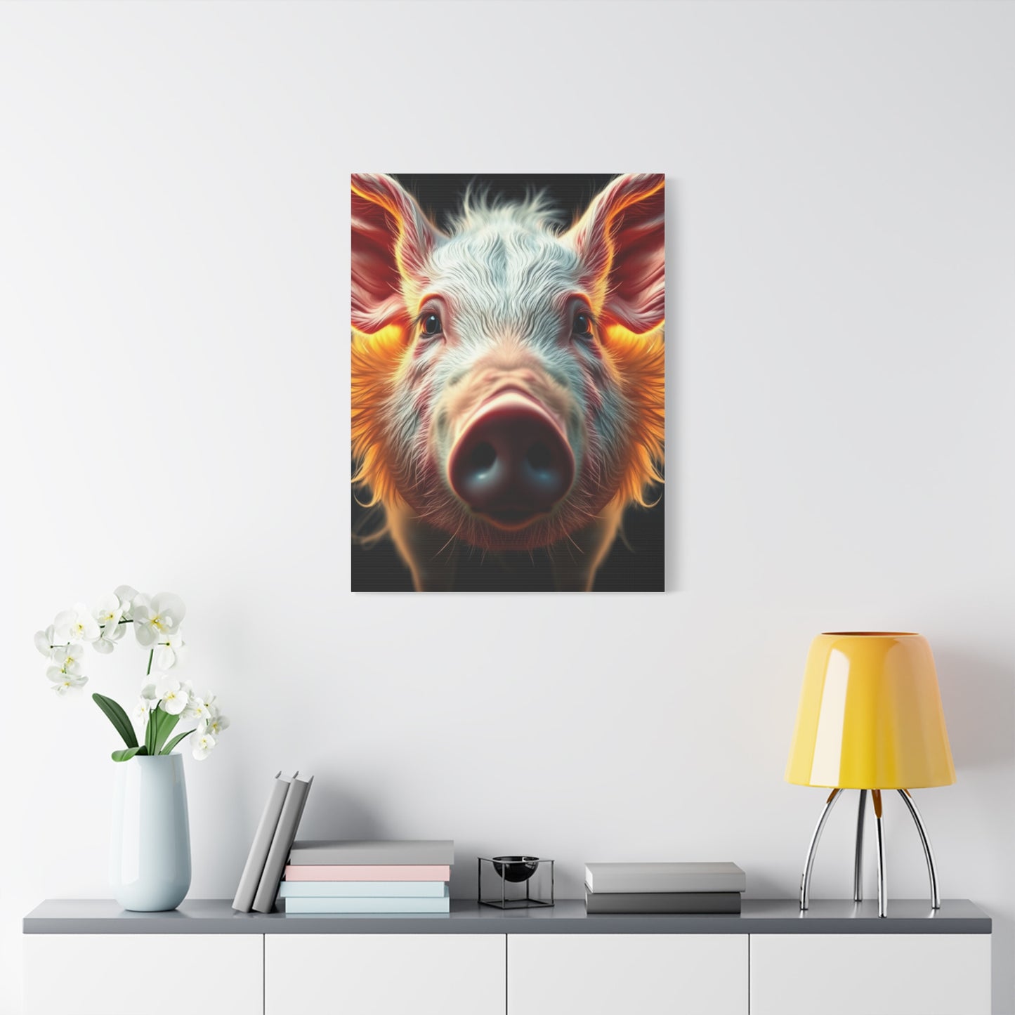 Supreme Pig Art Collection Wall Art & Canvas Print