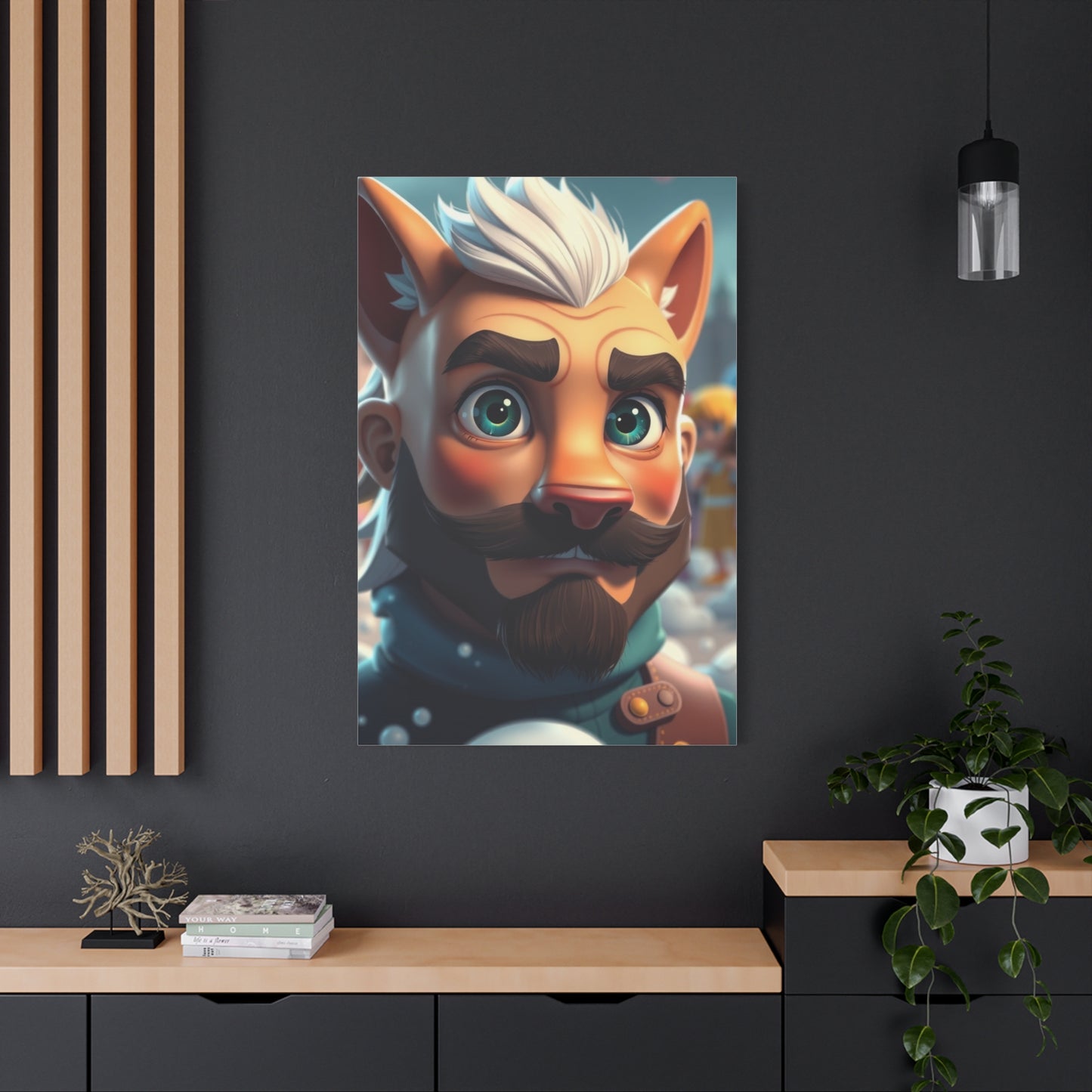 Animated Elegance Canvas Wall Art & Canvas Print