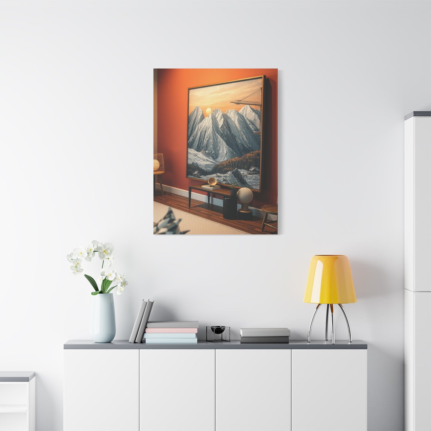 Frosted Horizon Canvas Wall Art & Canvas Print
