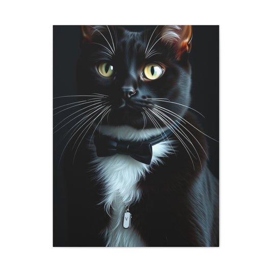 Elite Tuxedo Cat Art Vision Wall Art & Canvas Print